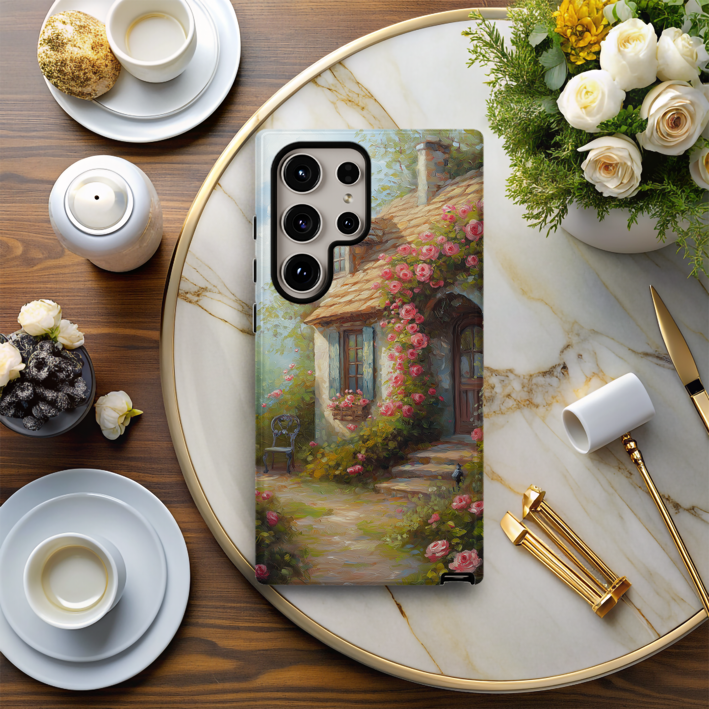 Vintage Summer Collage Phone Case – Nostalgic Sunshine with Everyday Protection