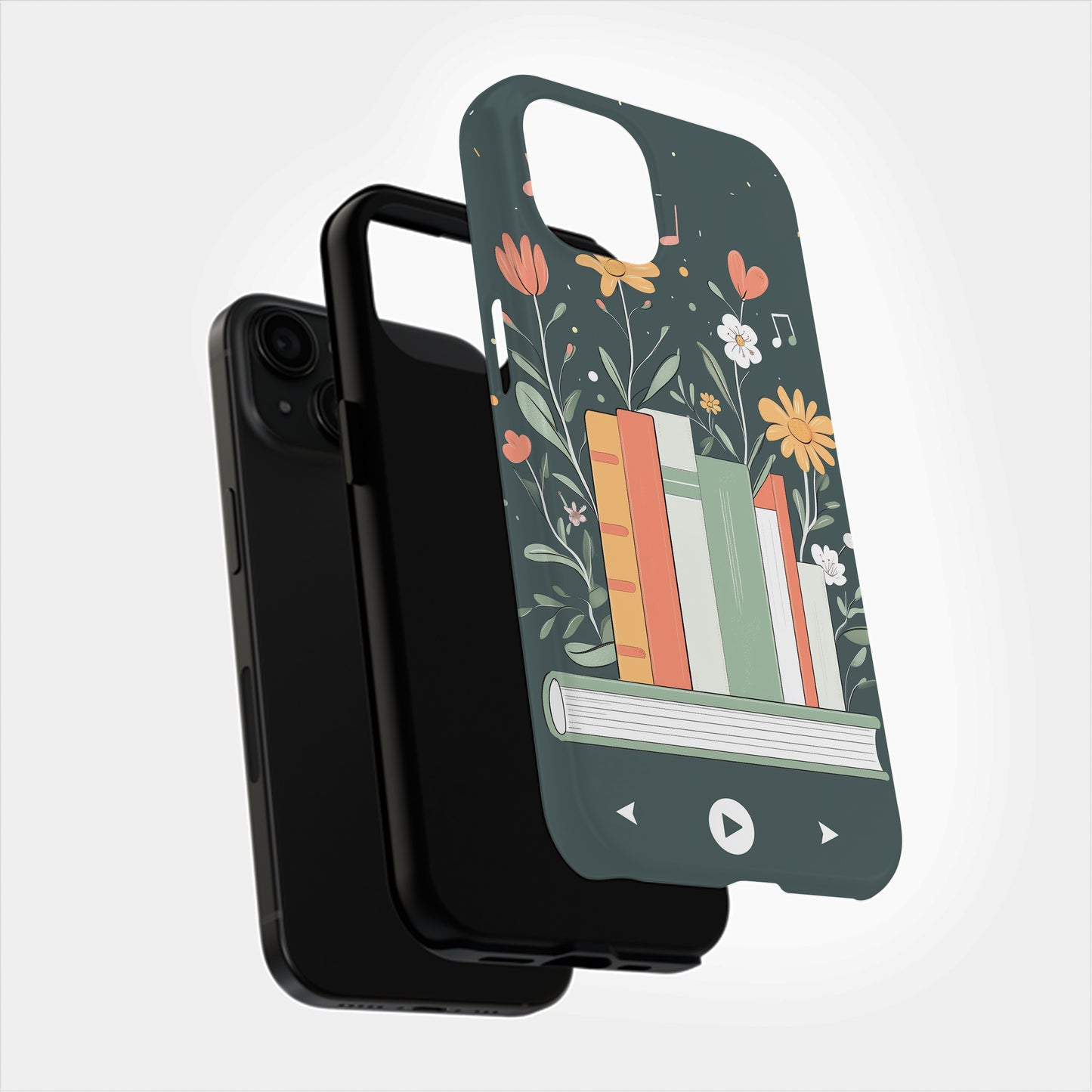 Books & Audio Player Phone Case β The Perfect Blend of Literature & Sound