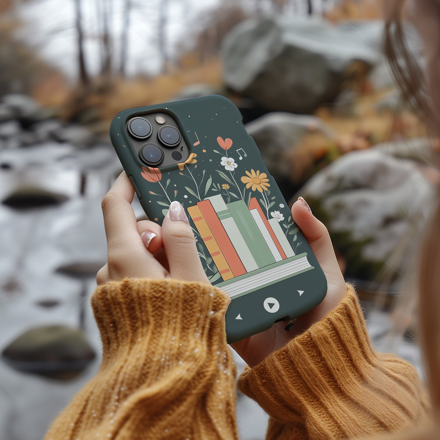 Books & Audio Player Phone Case β The Perfect Blend of Literature & Sound