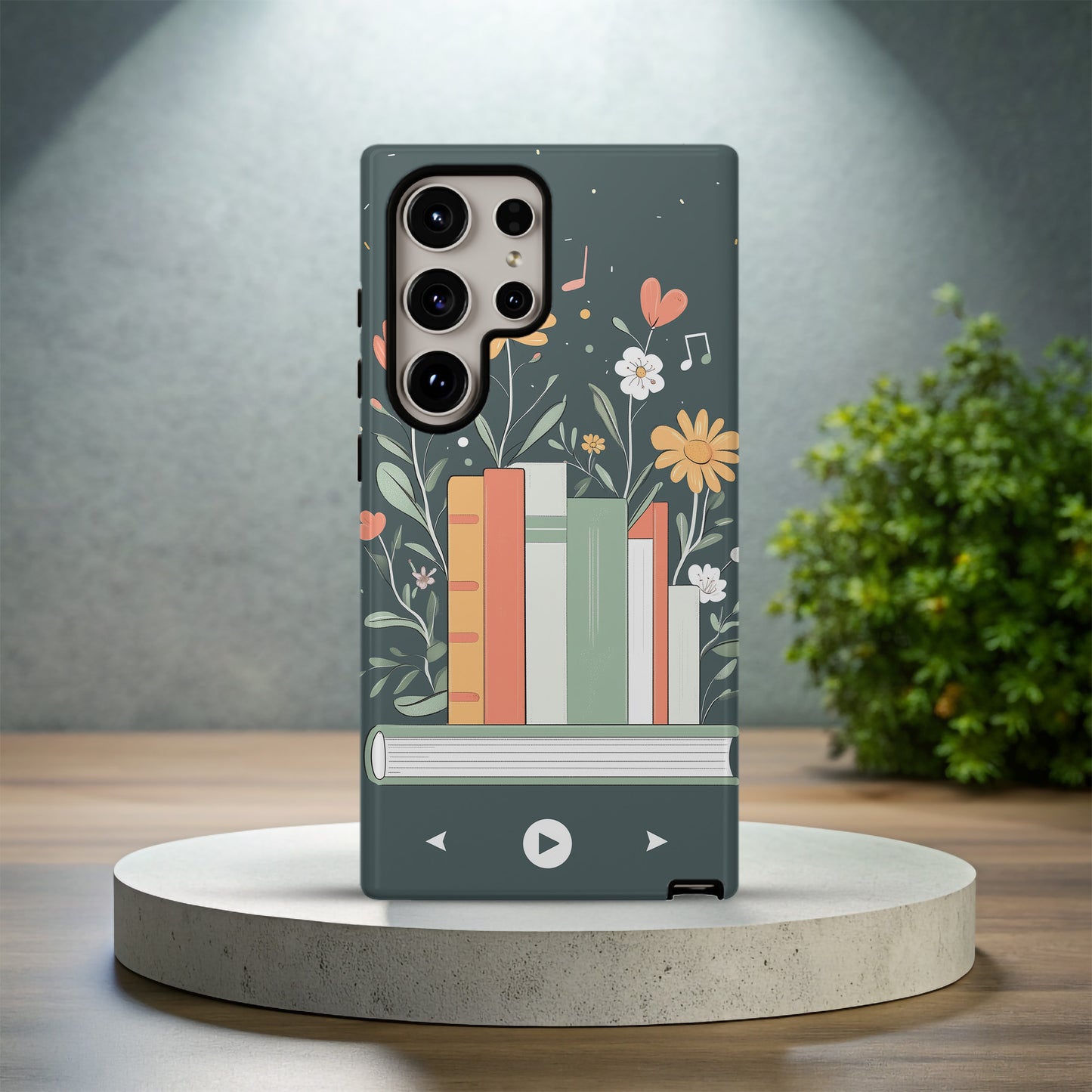 Books & Audio Player Phone Case β The Perfect Blend of Literature & Sound