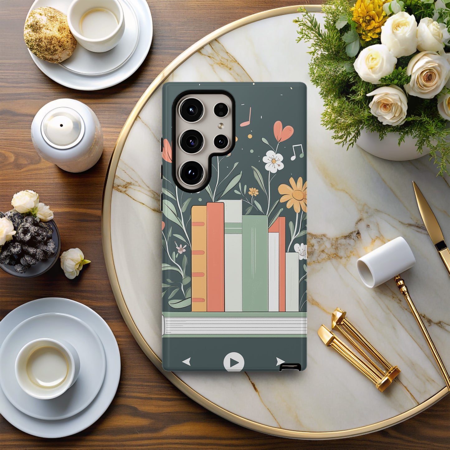 Books & Audio Player Phone Case β The Perfect Blend of Literature & Sound