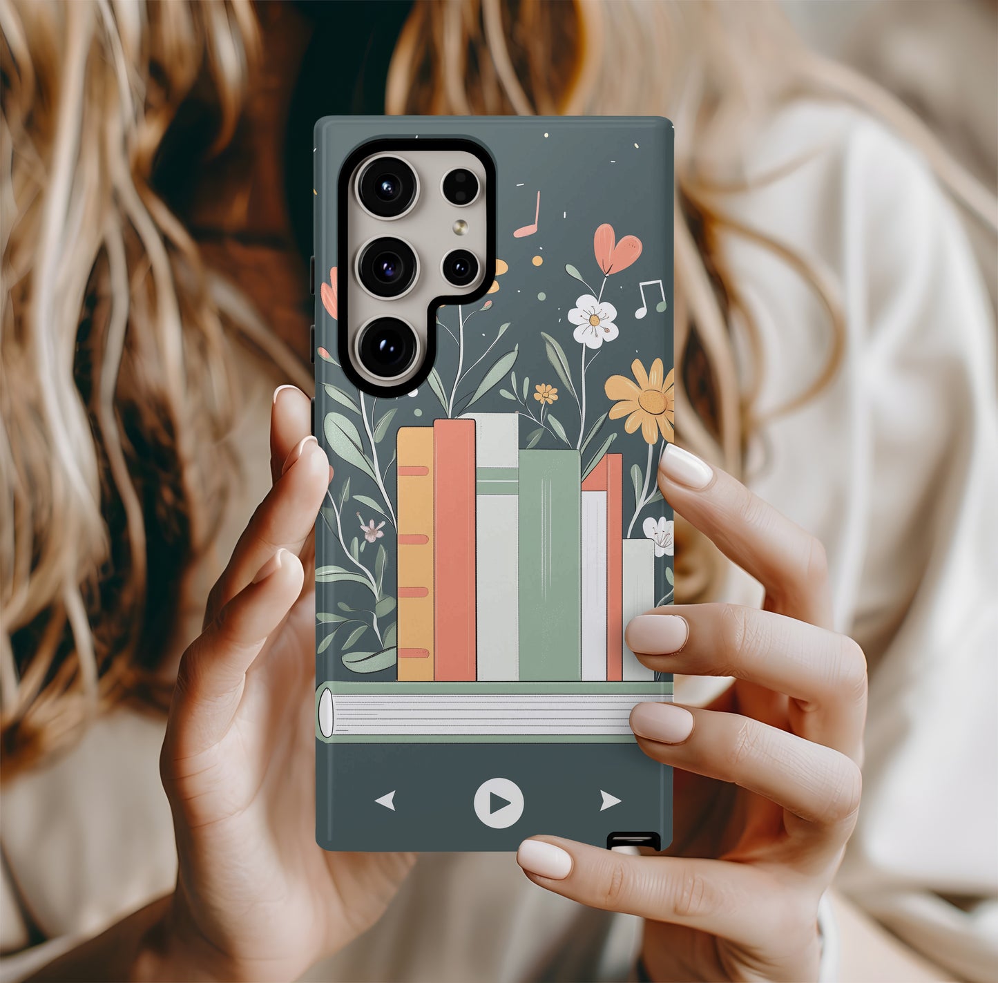Books & Audio Player Phone Case β The Perfect Blend of Literature & Sound