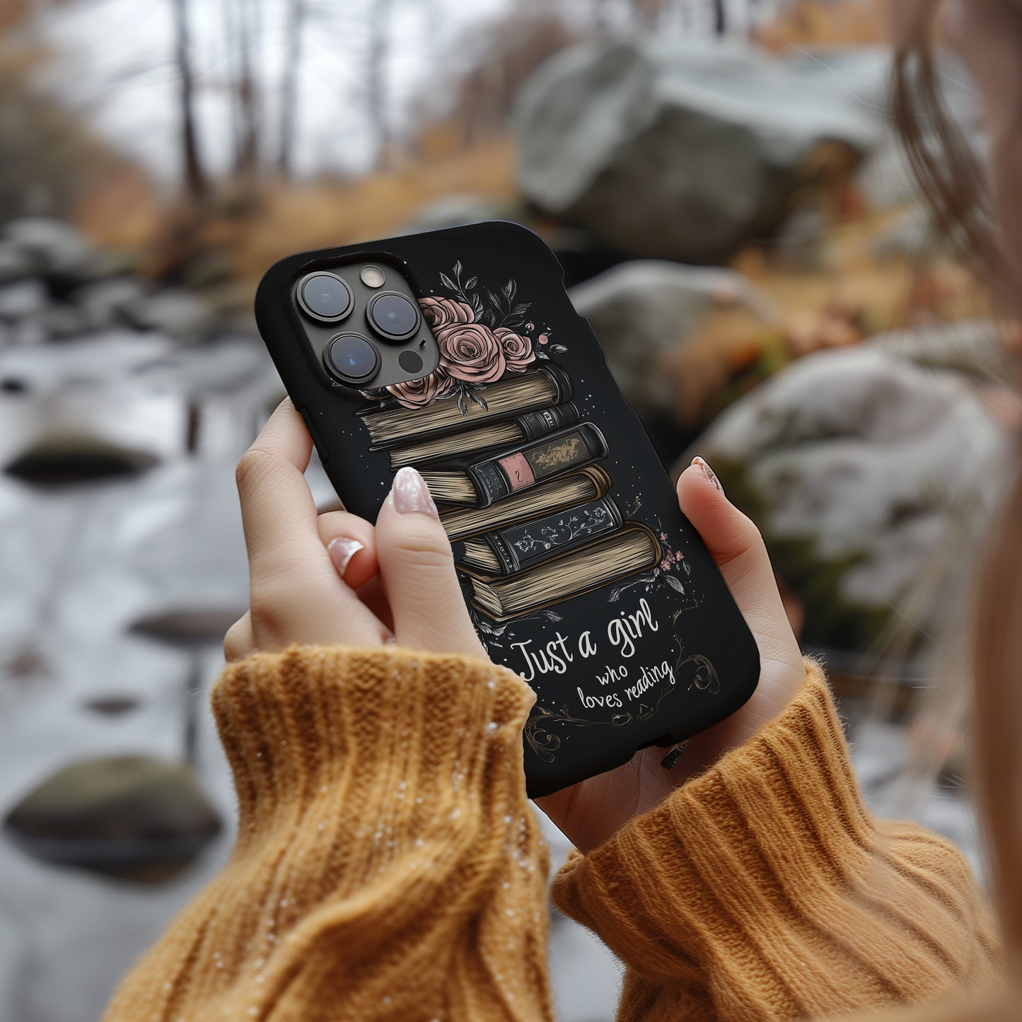 Just A Girl Phone Case – Bold, Confident, and Unapologetically You