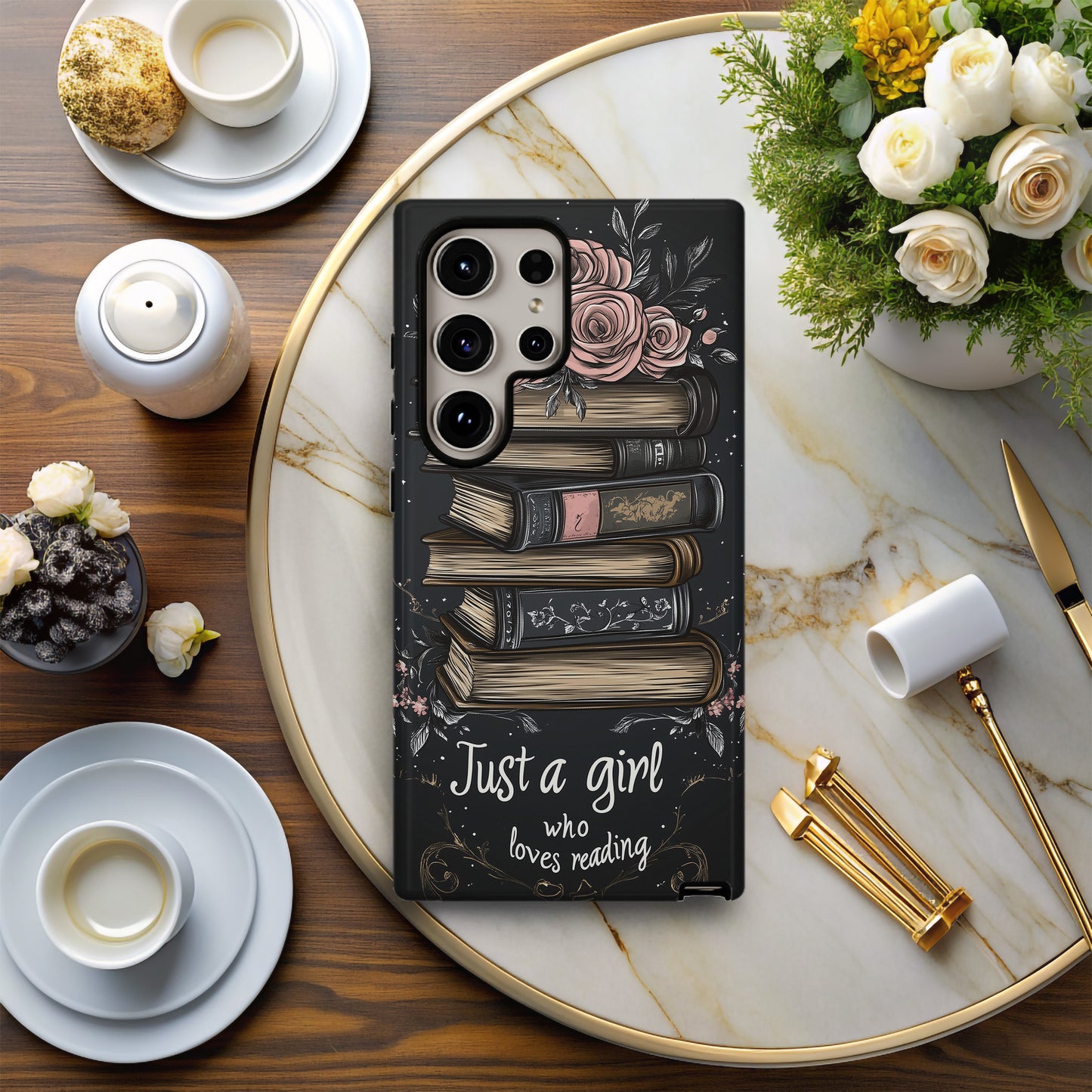 Just A Girl Phone Case – Bold, Confident, and Unapologetically You