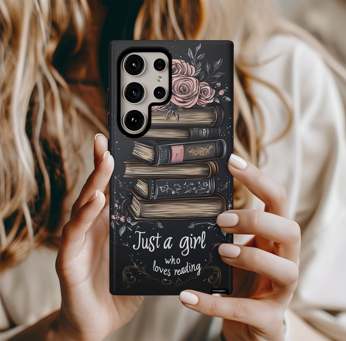 Just A Girl Phone Case – Bold, Confident, and Unapologetically You