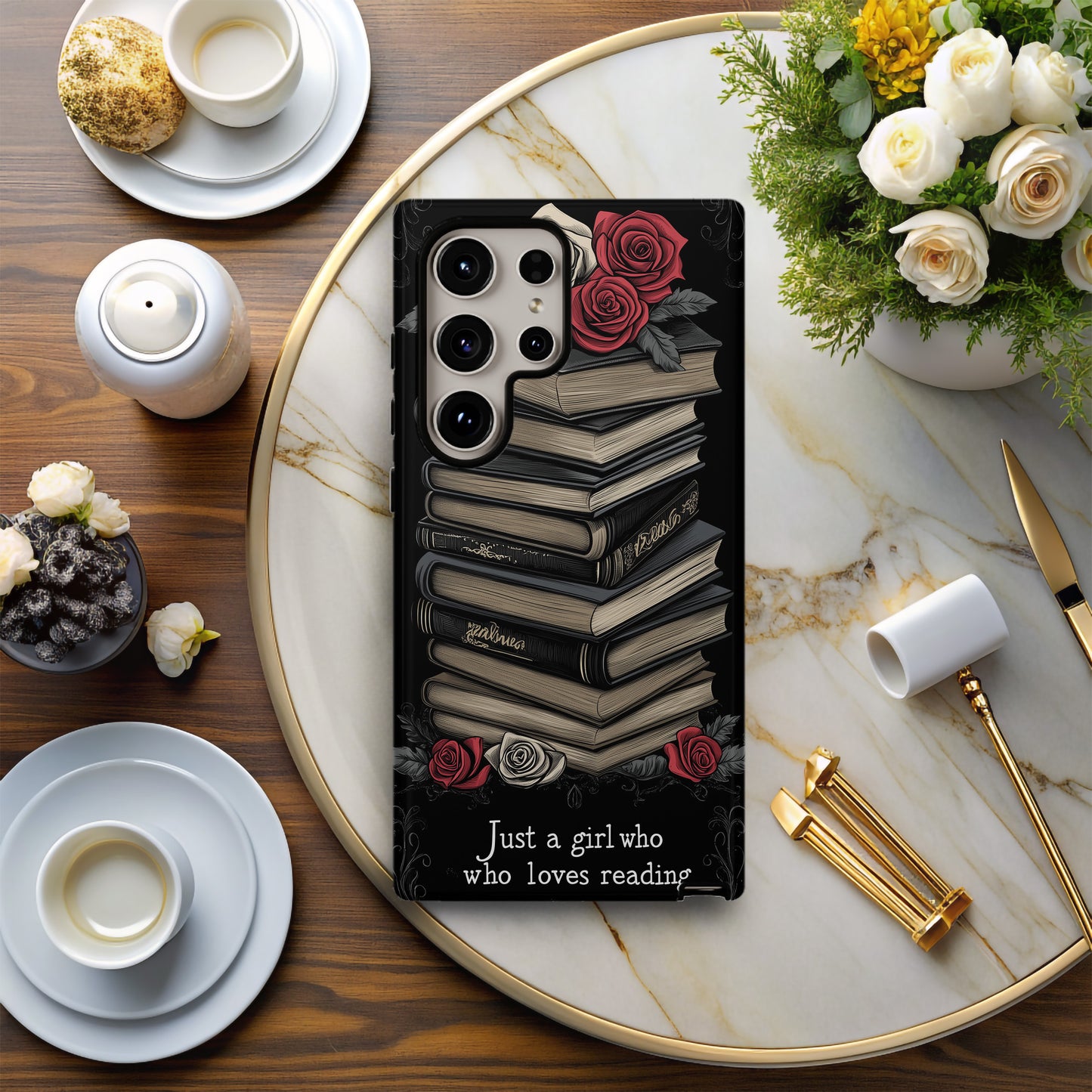 Just A Girl Phone Case – Bold, Confident, and Unapologetically You