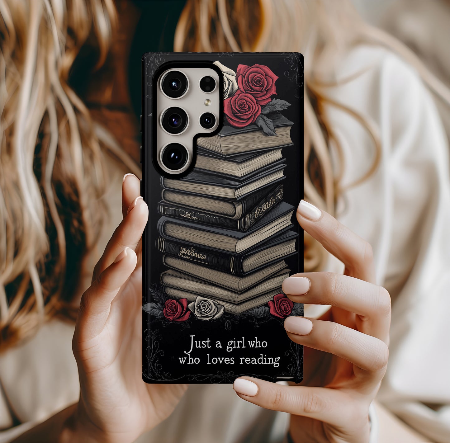 Just A Girl Phone Case – Bold, Confident, and Unapologetically You