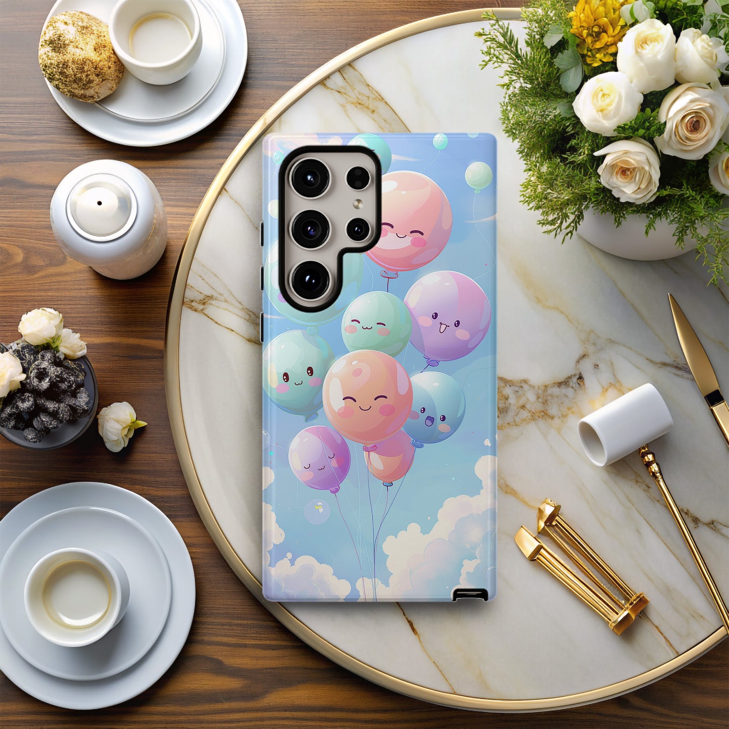 Dreamy Puffs Phone Case – Soft, Whimsical Aesthetic with Everyday Protection