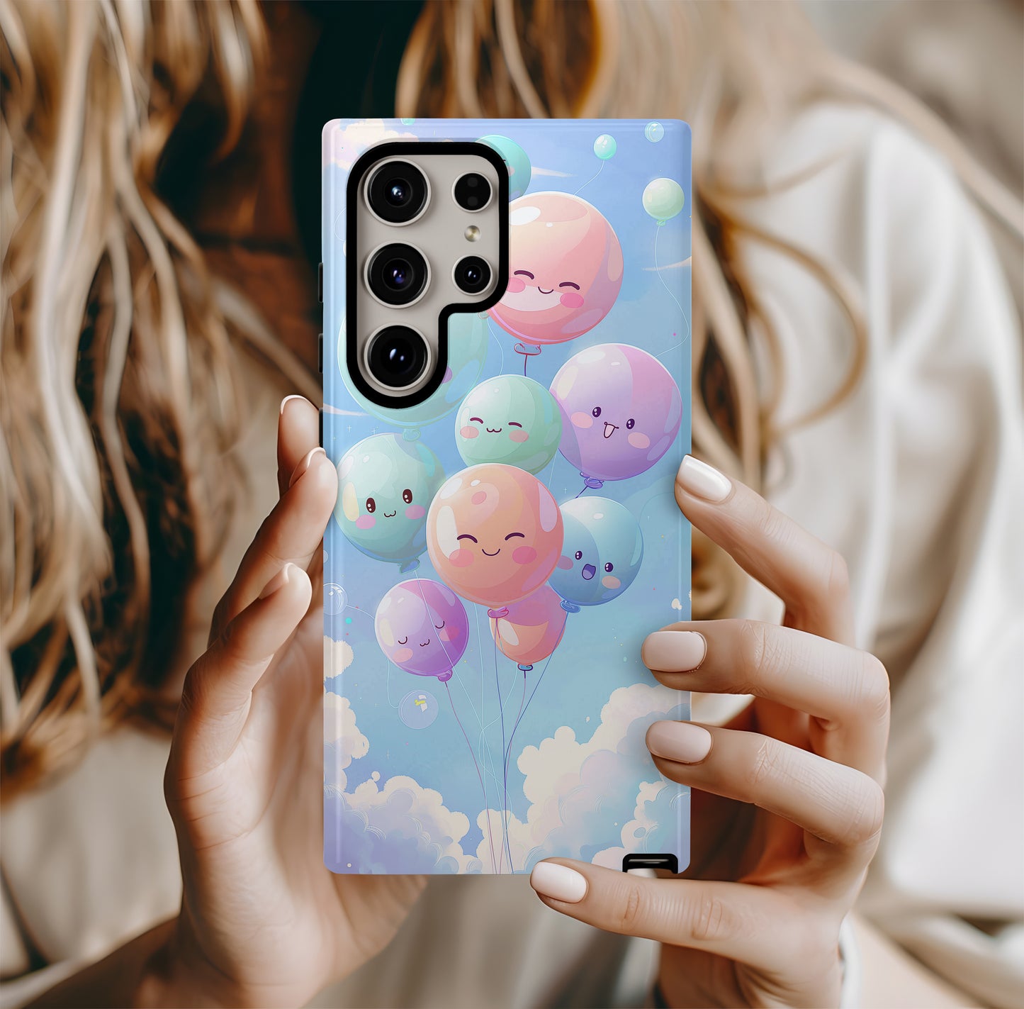 Dreamy Puffs Phone Case – Soft, Whimsical Aesthetic with Everyday Protection