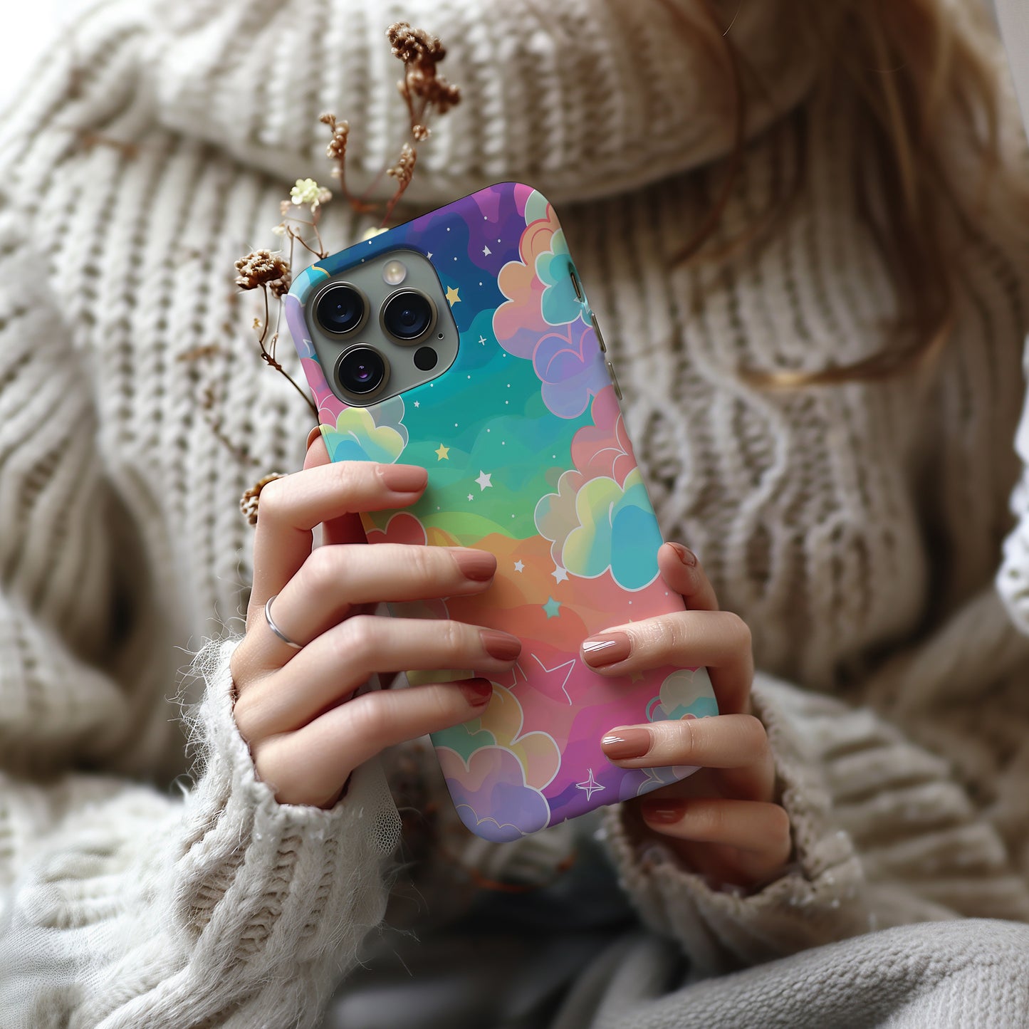 WhimsiCloud Phone Case – Dreamy Softness with Everyday Protection