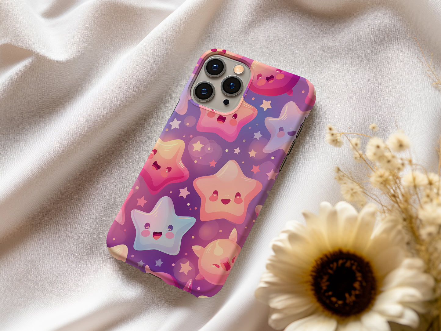 CelestiCuteness Phone Case – Cosmic Charm Meets Kawaii Magic