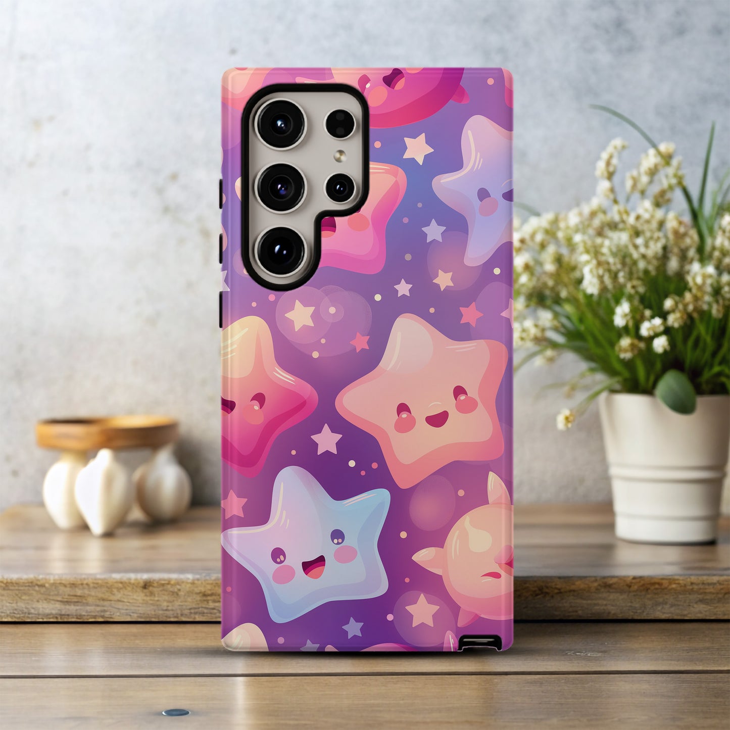 CelestiCuteness Phone Case – Cosmic Charm Meets Kawaii Magic