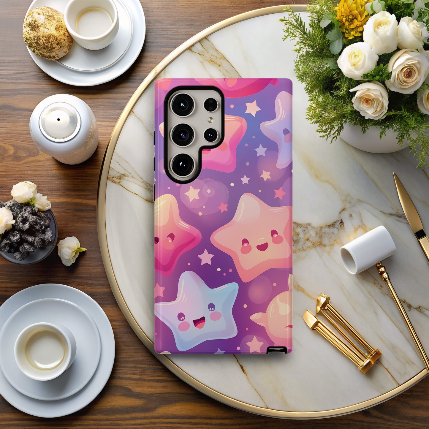 CelestiCuteness Phone Case – Cosmic Charm Meets Kawaii Magic
