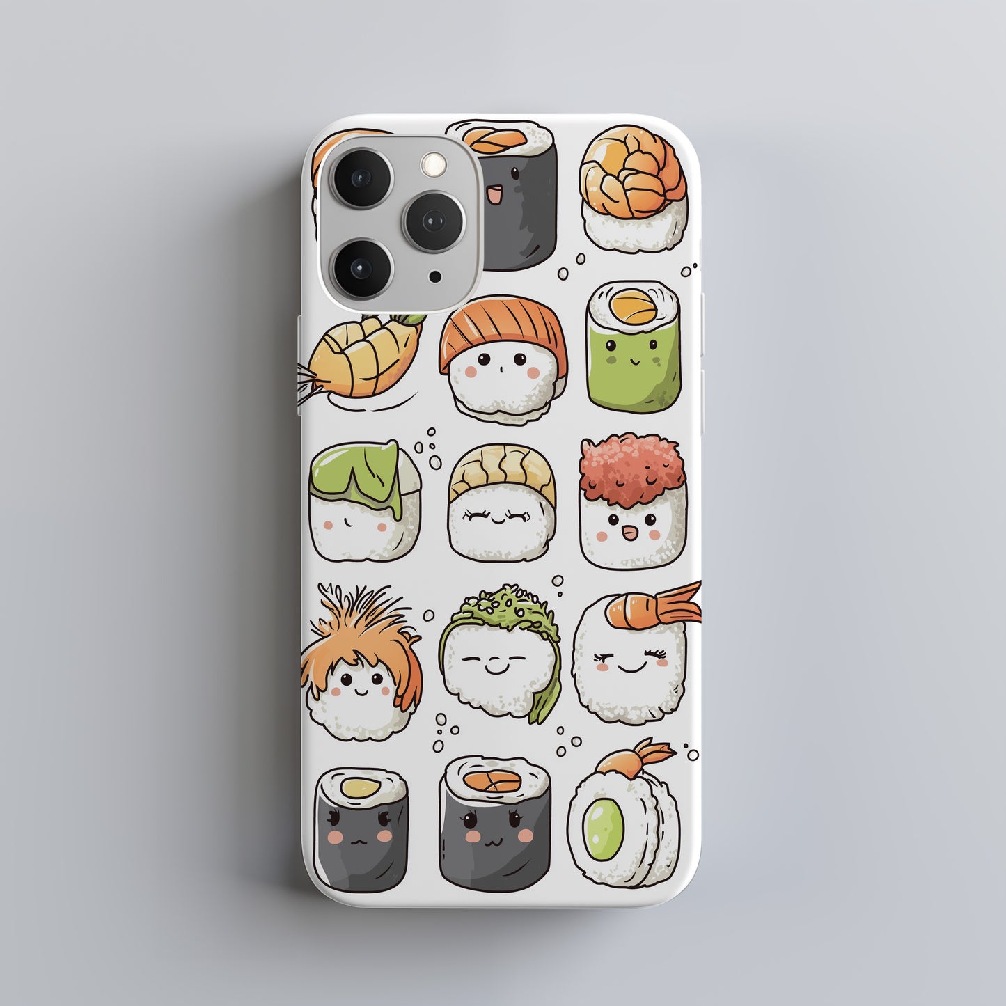 WhimsiWasabi Phone Case – A Spicy Twist on Kawaii Fun with Everyday Protection