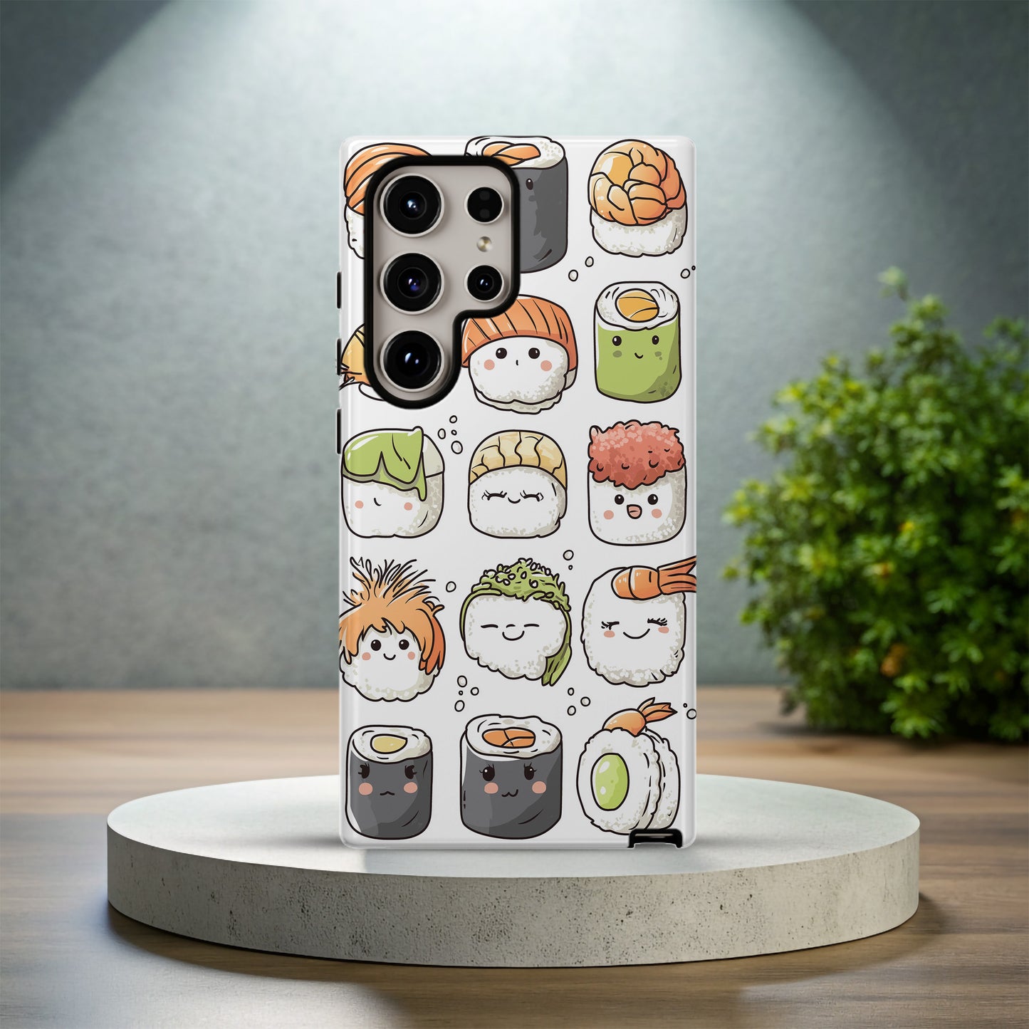 WhimsiWasabi Phone Case – A Spicy Twist on Kawaii Fun with Everyday Protection