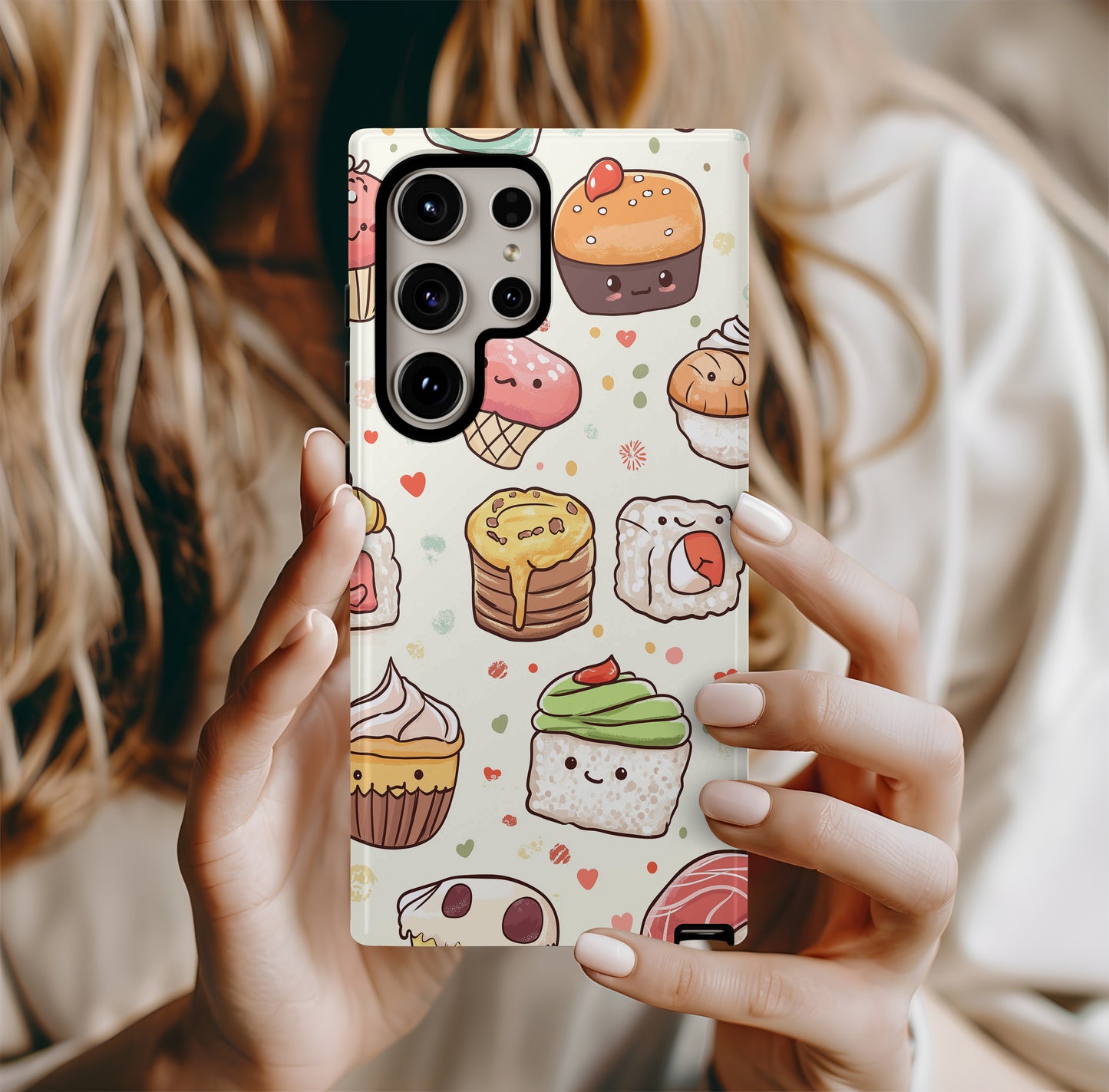 Sweetie Snacks Phone Case – Adorable Treats with Everyday Protection