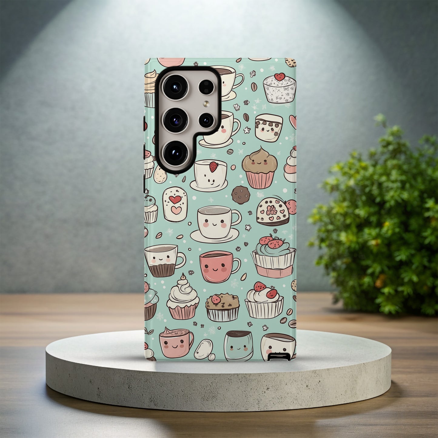 Café Kawaii Phone Case – Cozy Coffee Vibes with Everyday Protection