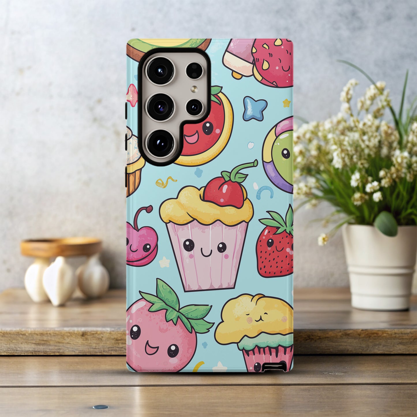 Chibi Sweets Phone Case – Irresistibly Cute Treats with Everyday Protection