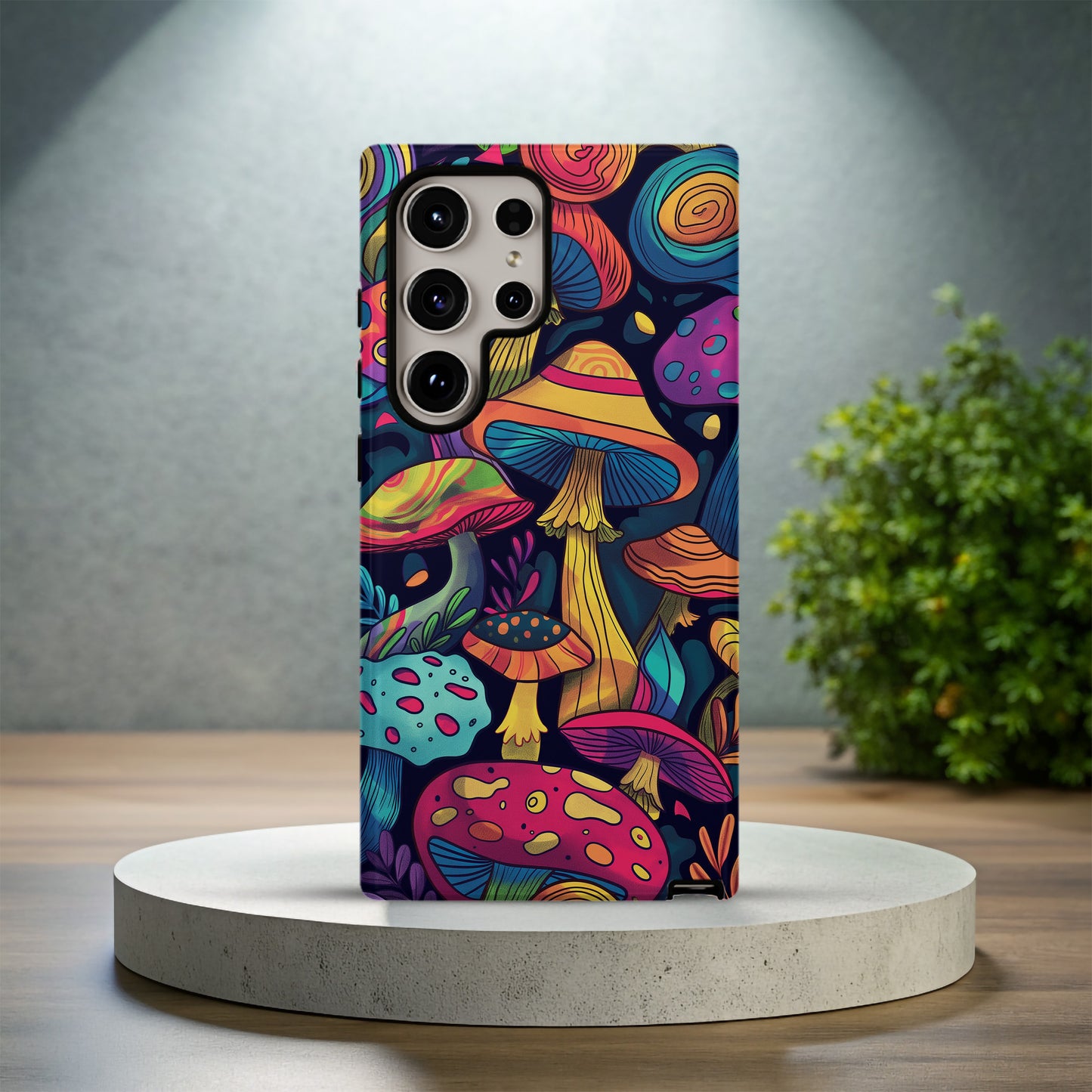 Funky Fungi Phone Case – Retro Mushrooms with Everyday Protection