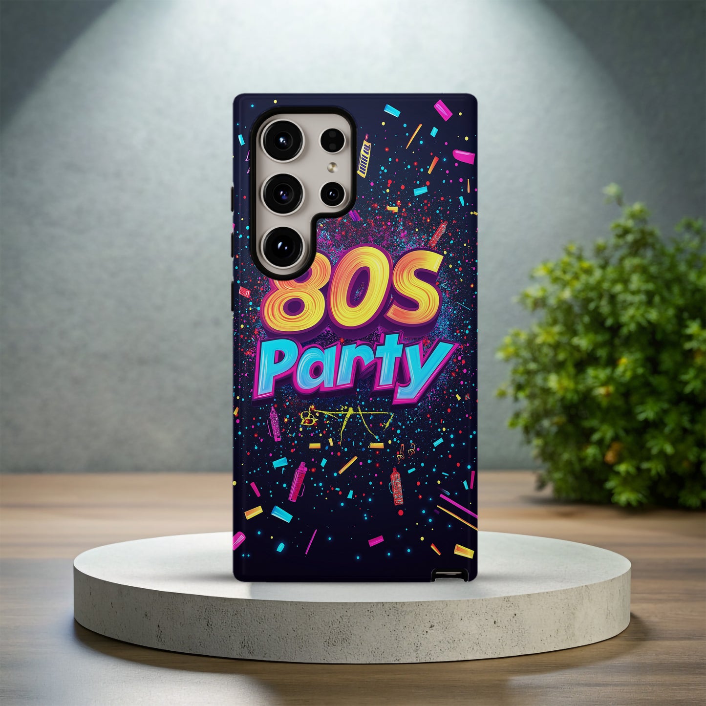 80s Party Phone Case – Neon Nights & Retro Vibes with Everyday Protection