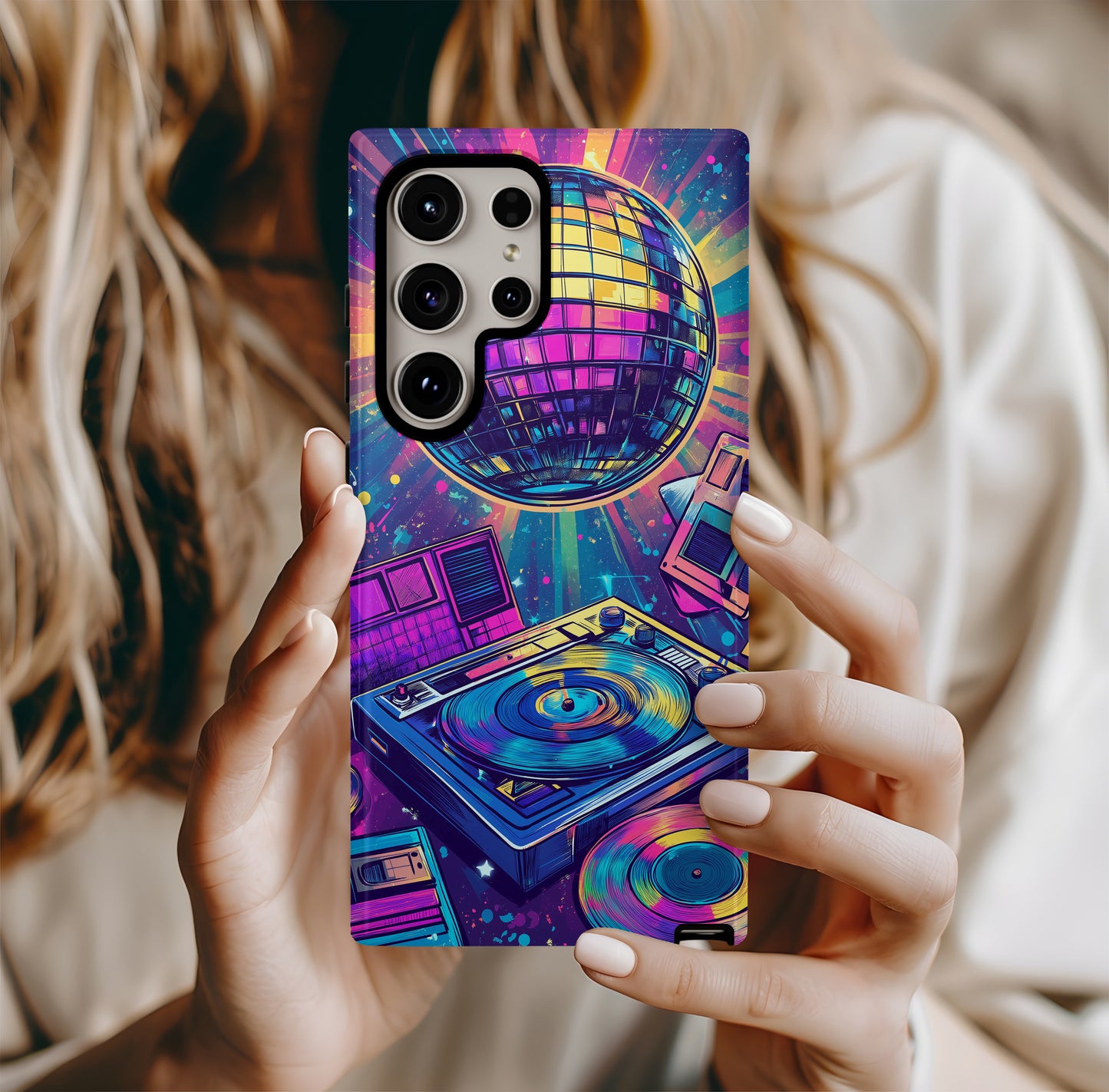 Turntable Timewarp Phone Case – Spin Into Retro Cool with Everyday Protection