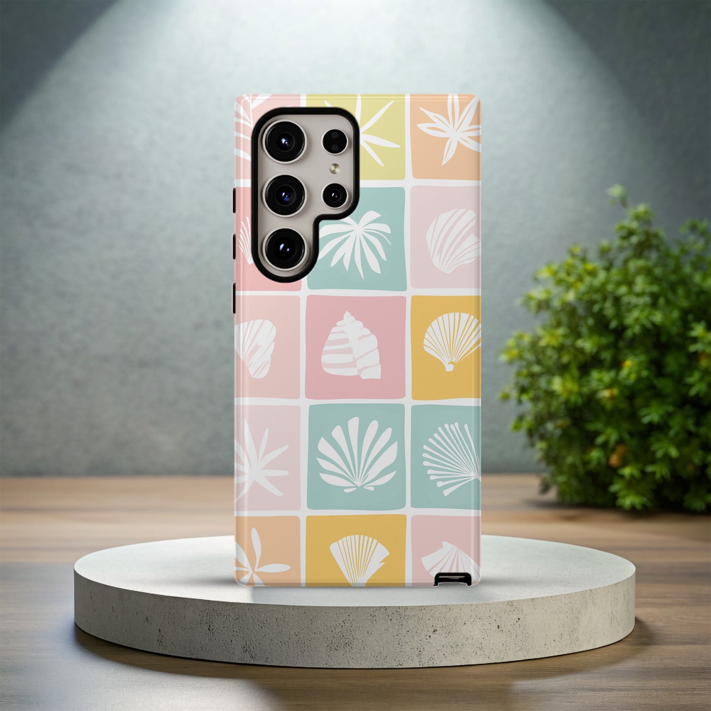 Tropical Tiles Phone Case – Island Vibes with Everyday Protection