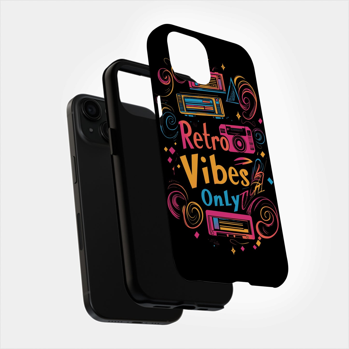 Retro Vibes Only Phone Case – Vintage Cool with Everyday Protection