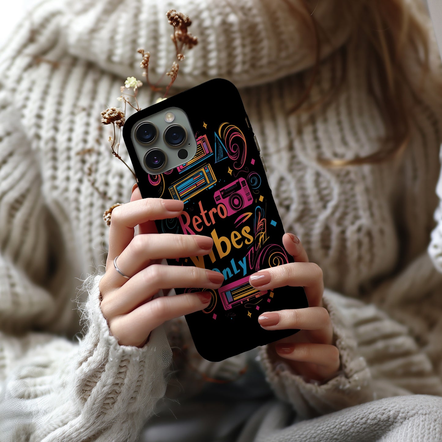 Retro Vibes Only Phone Case – Vintage Cool with Everyday Protection