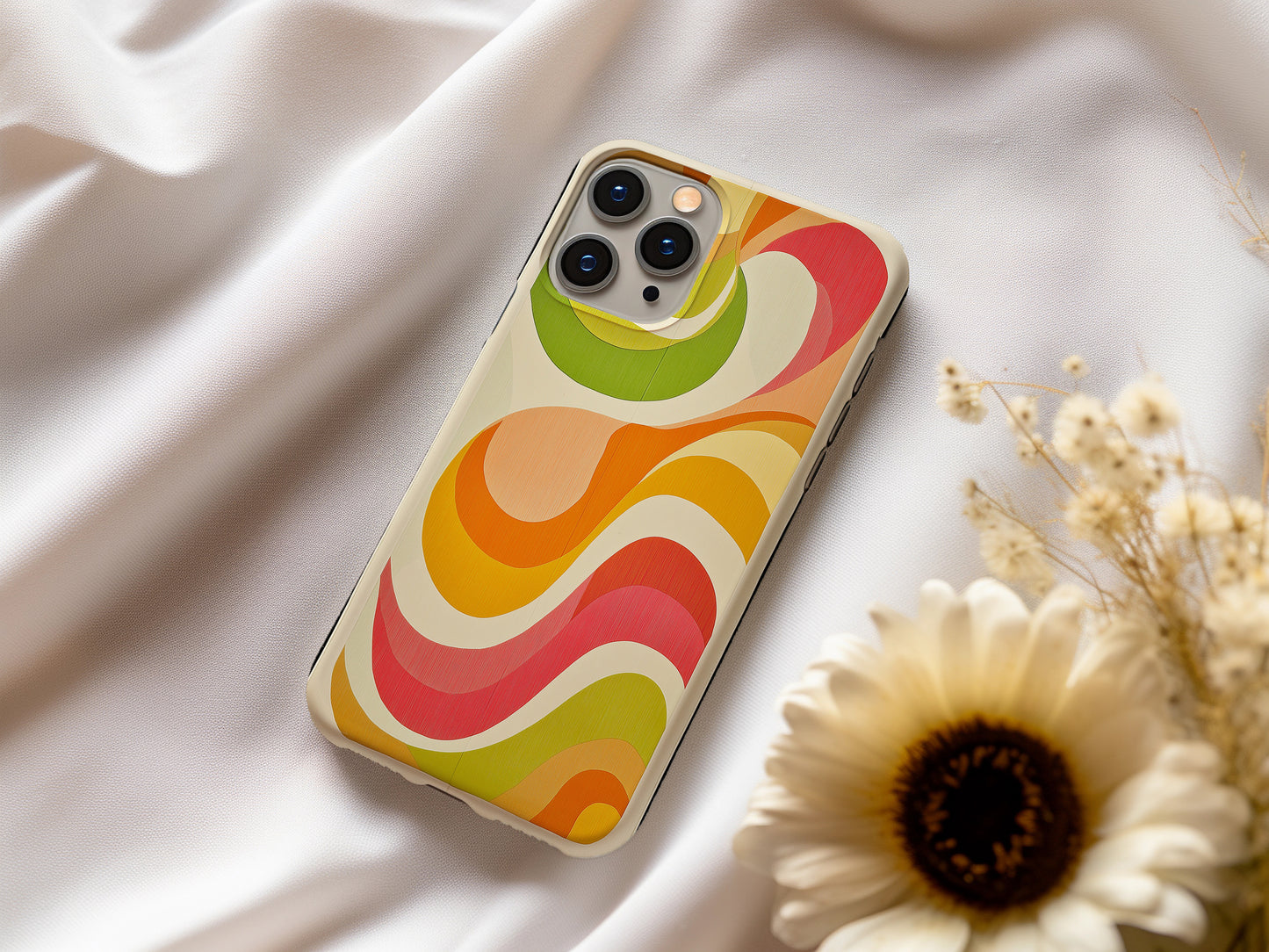 Sunset Swish Phone Case – Bold Gradient Flow with Everyday Protection