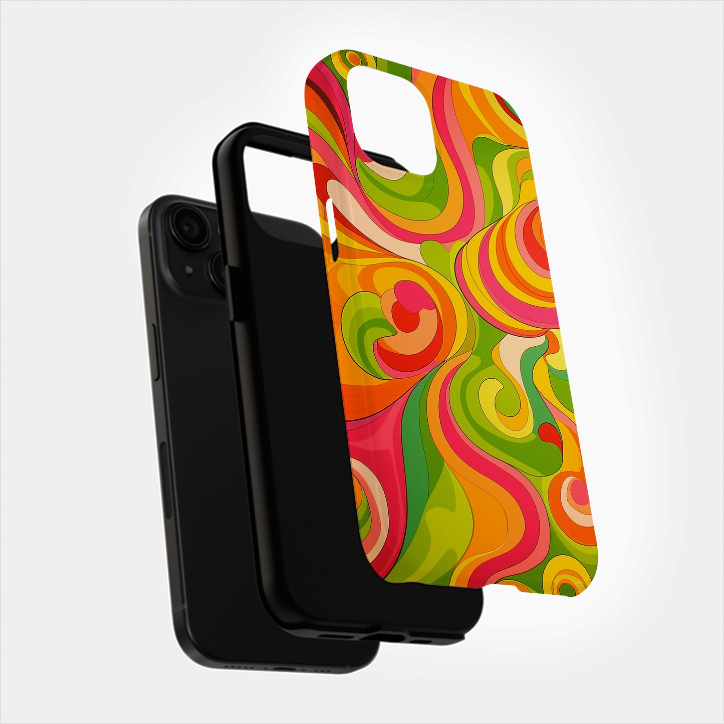 PsychedeliPop Phone Case – Electric Color Burst with Everyday Protection
