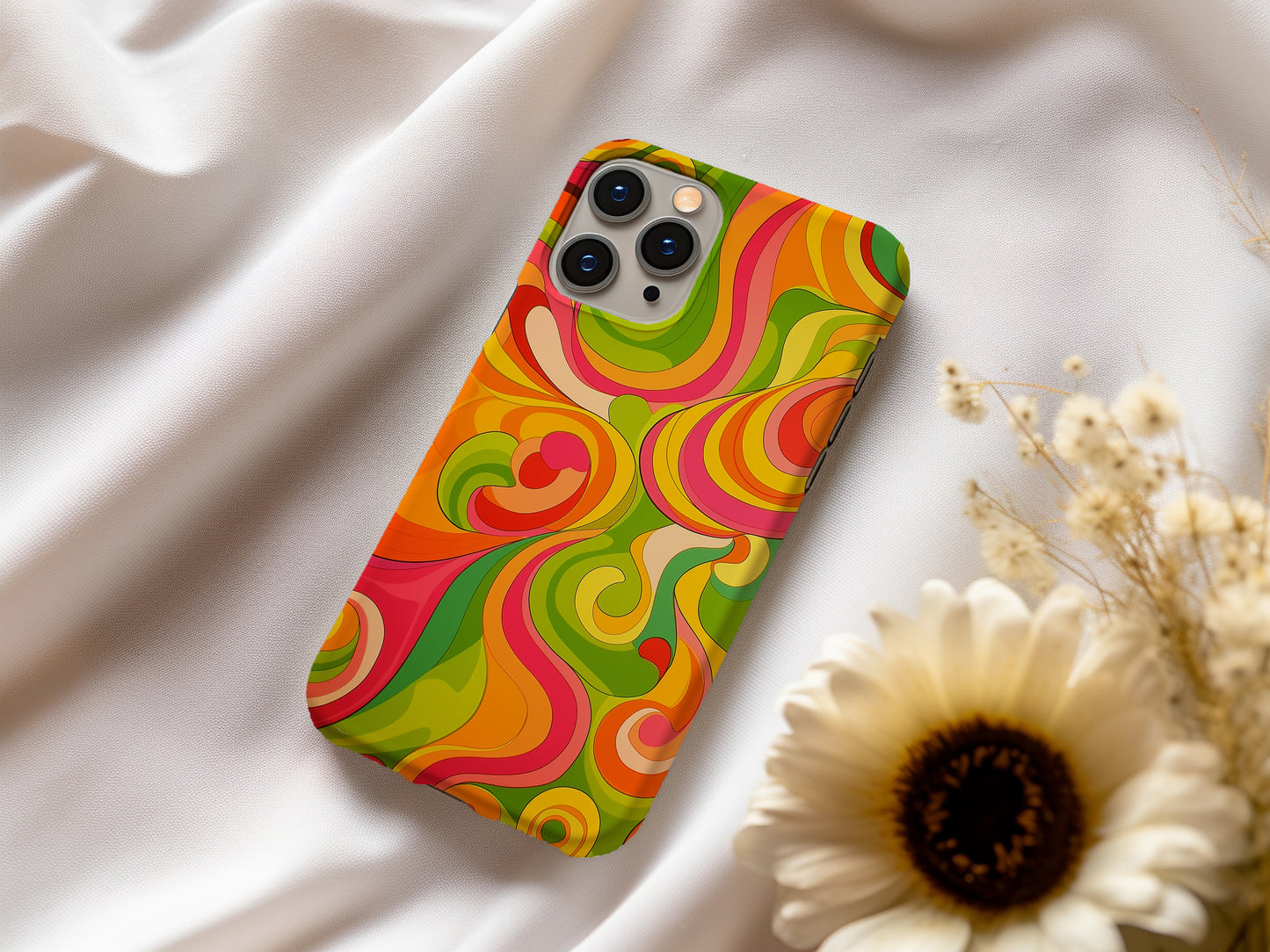 PsychedeliPop Phone Case – Electric Color Burst with Everyday Protection
