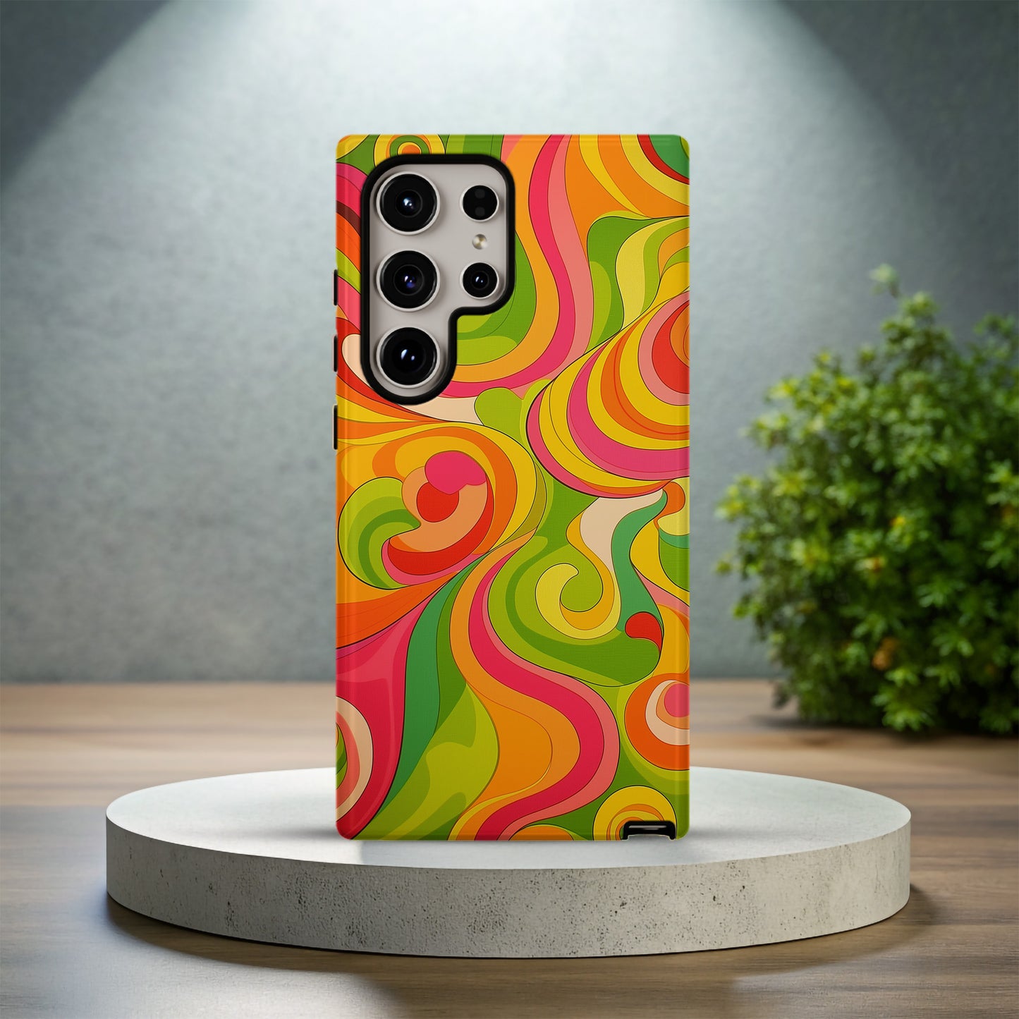 PsychedeliPop Phone Case – Electric Color Burst with Everyday Protection