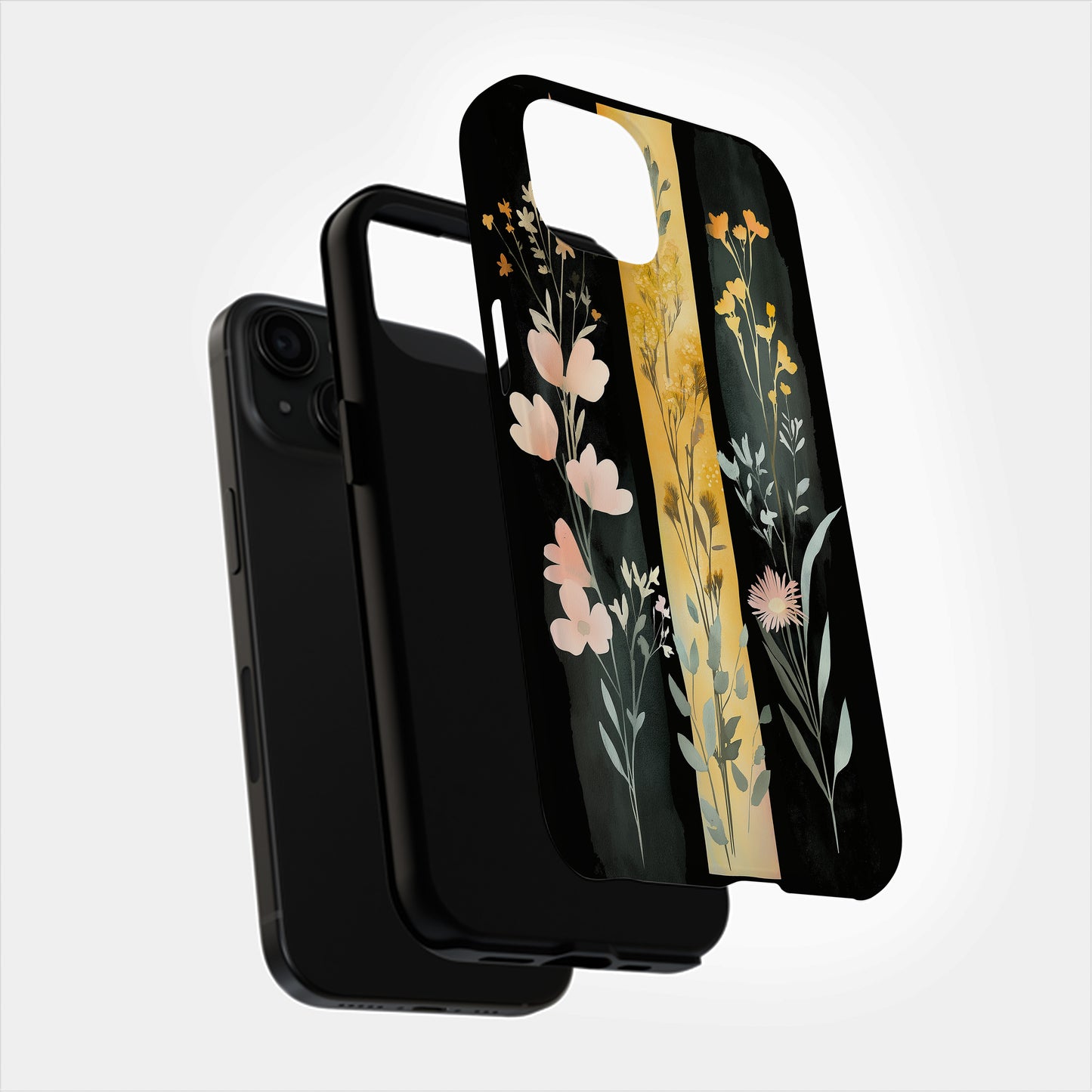 Floral Strokes Phone Case – Artistic Blooms with Everyday Protection