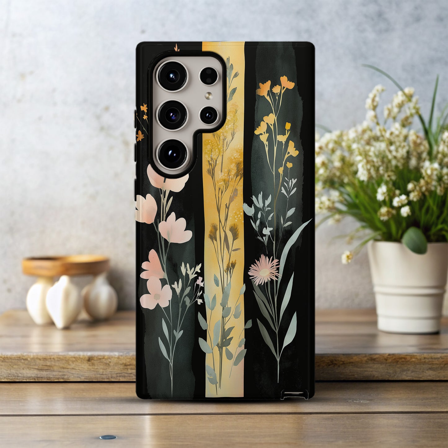 Floral Strokes Phone Case – Artistic Blooms with Everyday Protection