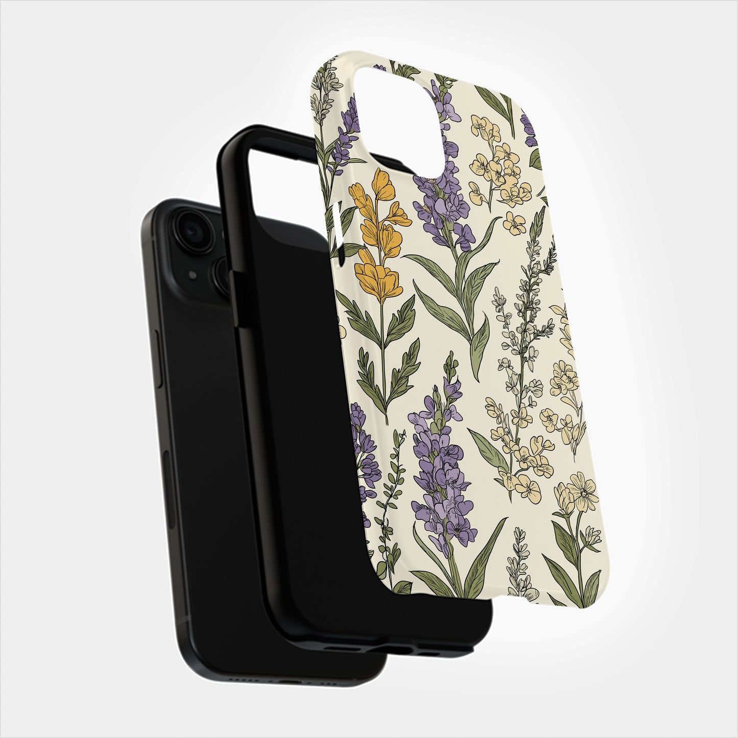 Whispering Wildflowers Phone Case – Gentle Nature with Everyday Protection