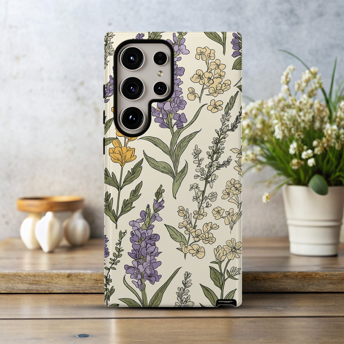 Whispering Wildflowers Phone Case – Gentle Nature with Everyday Protection