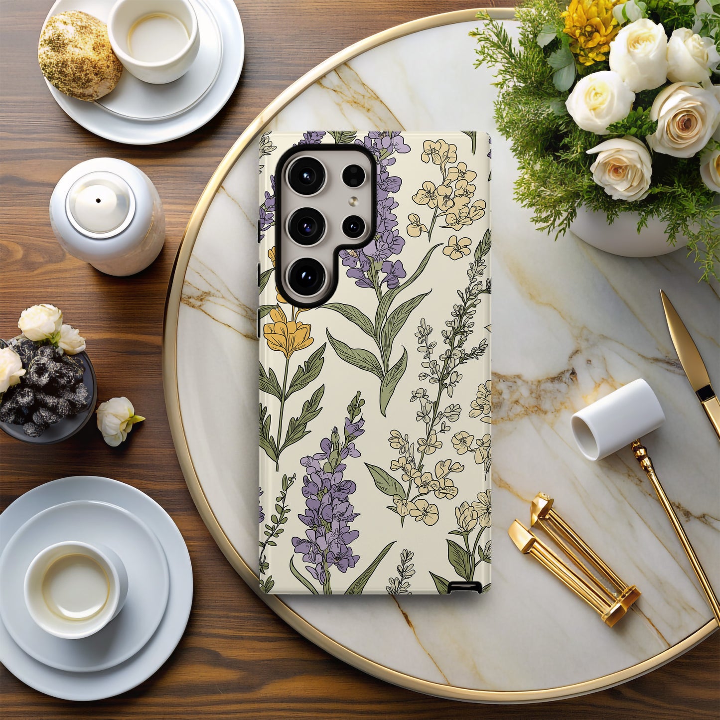 Whispering Wildflowers Phone Case – Gentle Nature with Everyday Protection