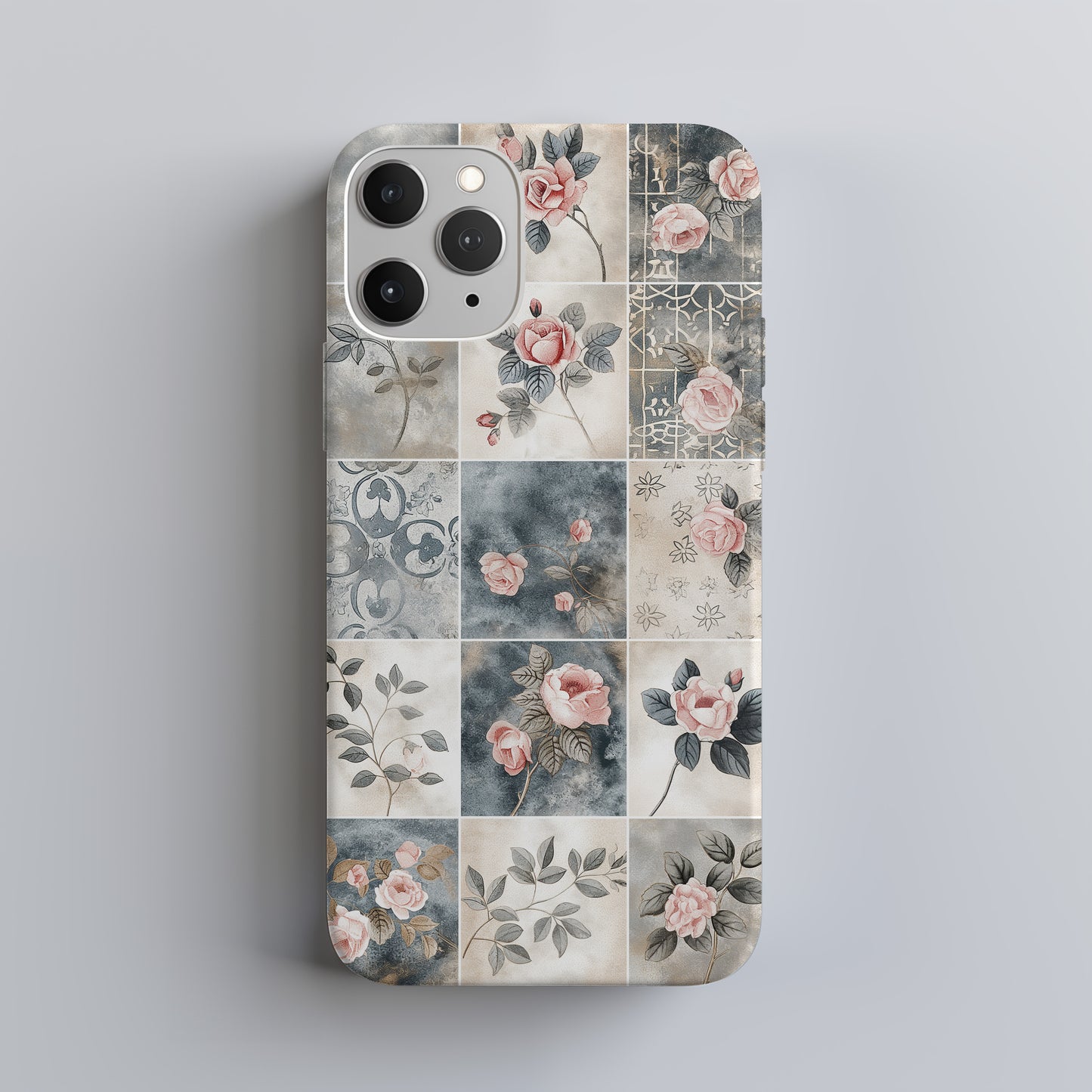 Botanic Tileworks Phone Case – Garden Elegance in Every Square with Everyday Protection