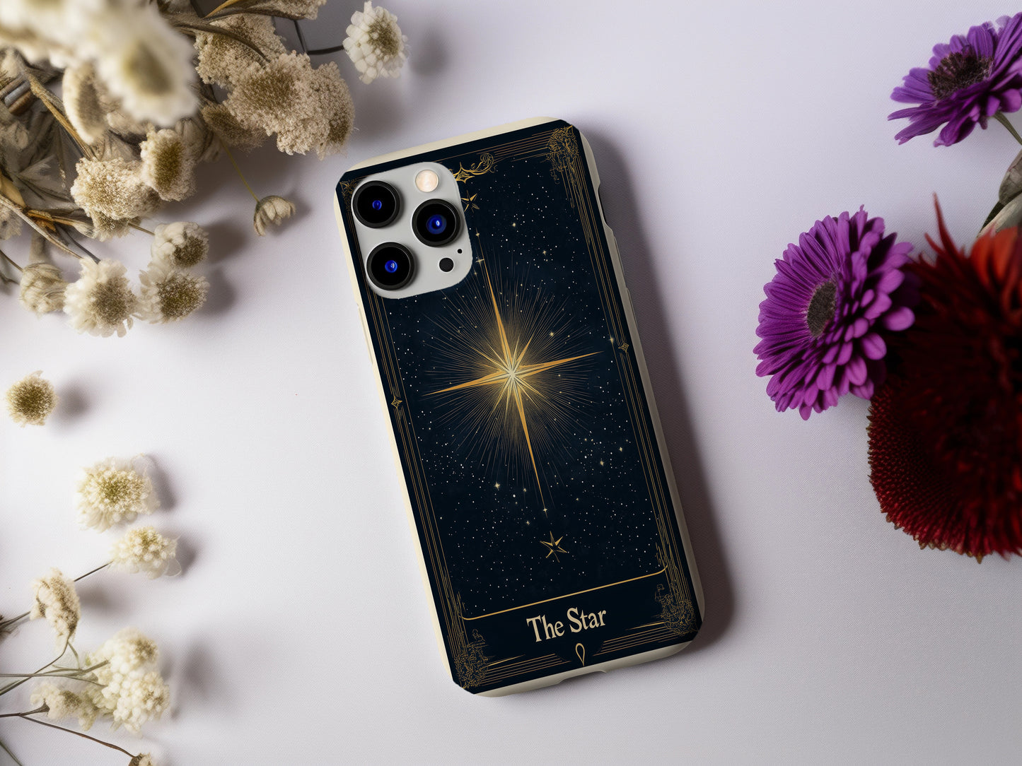Star Arcana Phone Case – Tarot Magic Meets Celestial Elegance with Everyday Protection