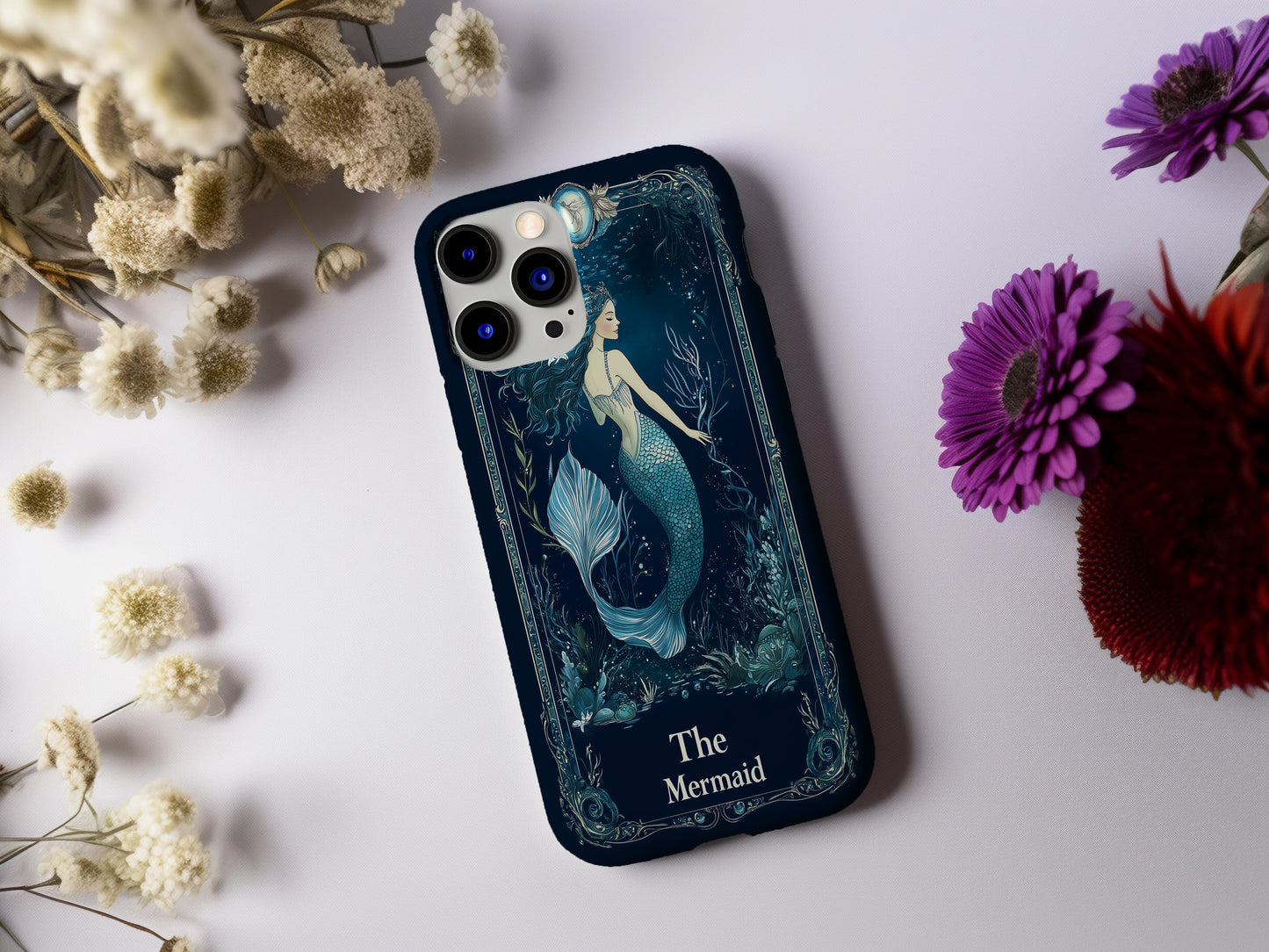 Oceansoul Tarot Phone Case – Mystical Waters & Intuitive Power with Everyday Protection