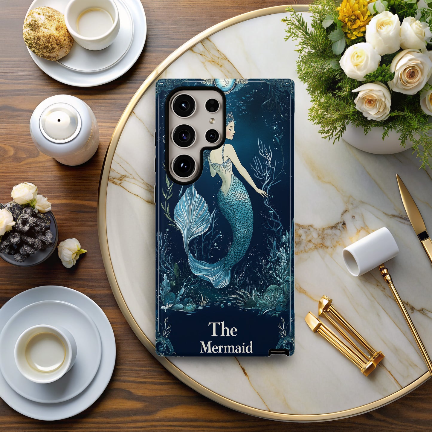 Oceansoul Tarot Phone Case – Mystical Waters & Intuitive Power with Everyday Protection