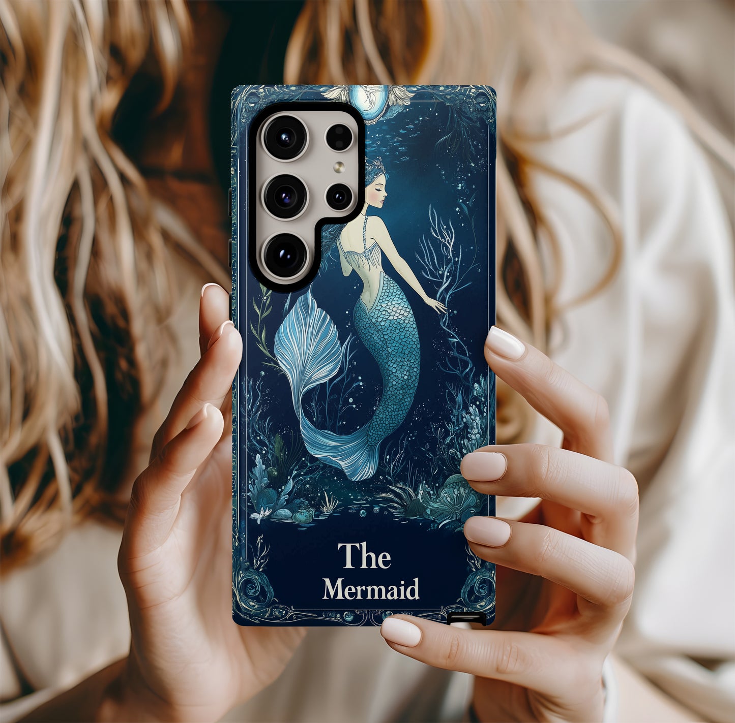 Oceansoul Tarot Phone Case – Mystical Waters & Intuitive Power with Everyday Protection