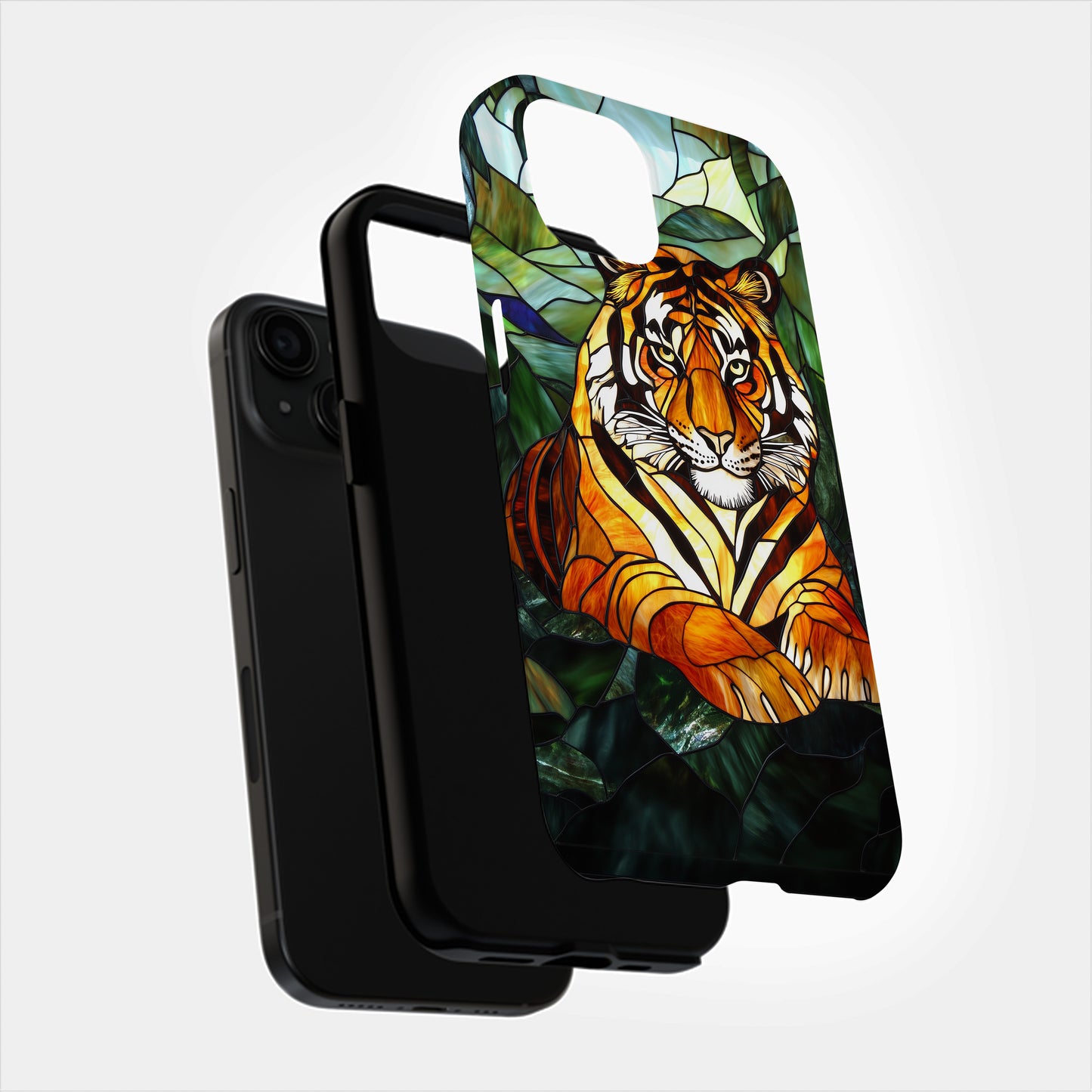 Glass of the Wild Phone Case – Nature’s Power in Stained Glass with Everyday Protection