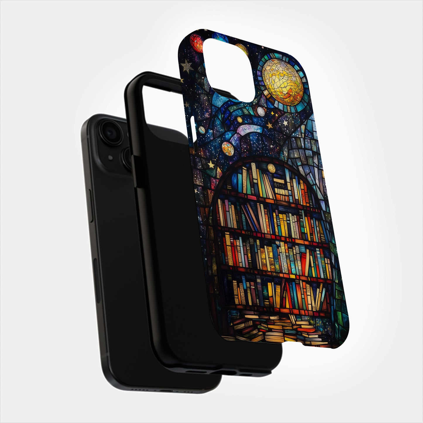 Starlit Stacks Phone Case – Dreamy Bookish Magic with Everyday Protection