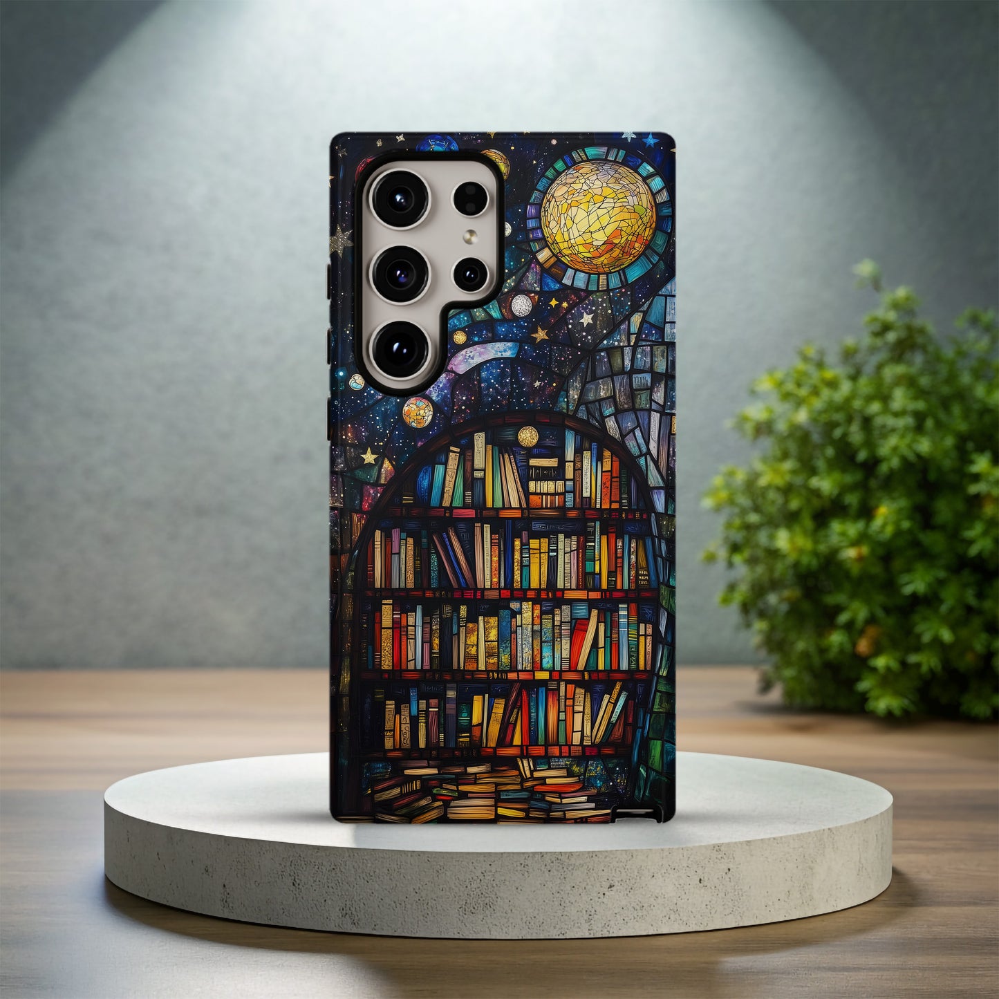 Starlit Stacks Phone Case – Dreamy Bookish Magic with Everyday Protection
