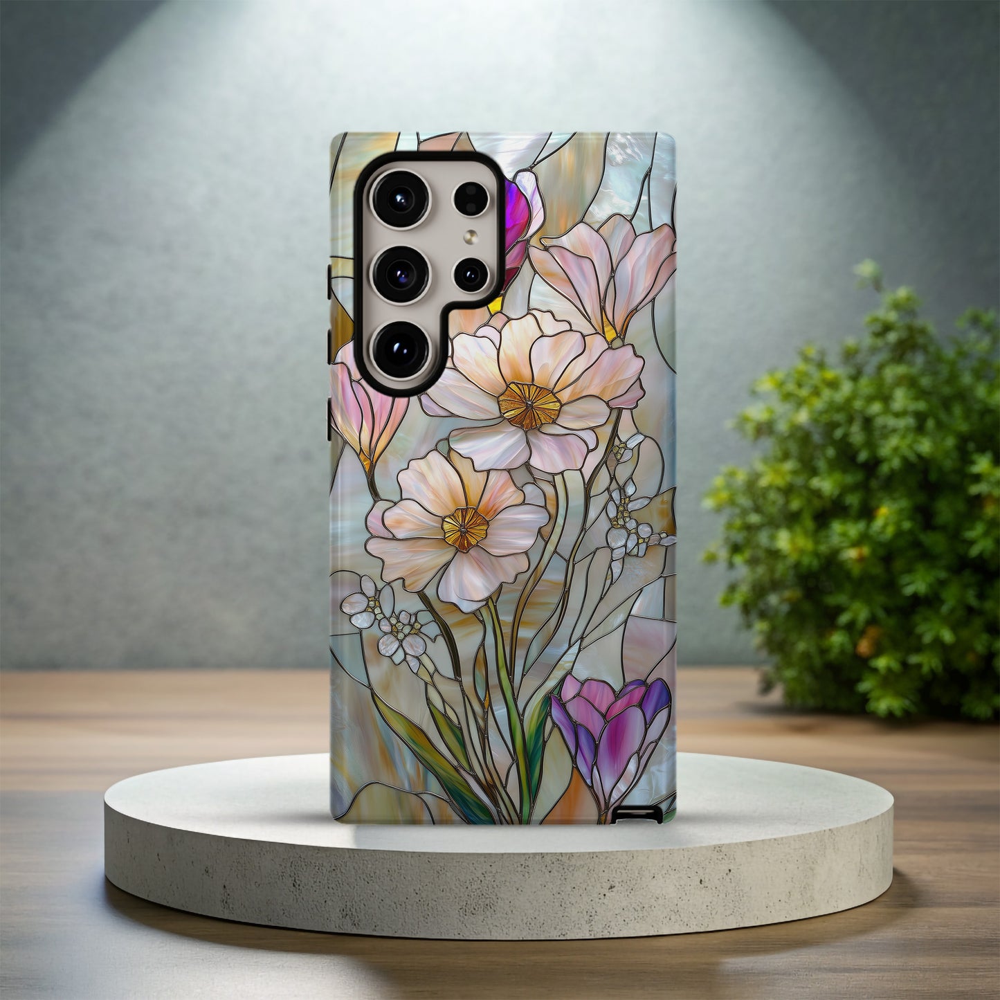 Meadowlight Mosaics Phone Case – Blooming Fields in Artful Glass with Everyday Protection