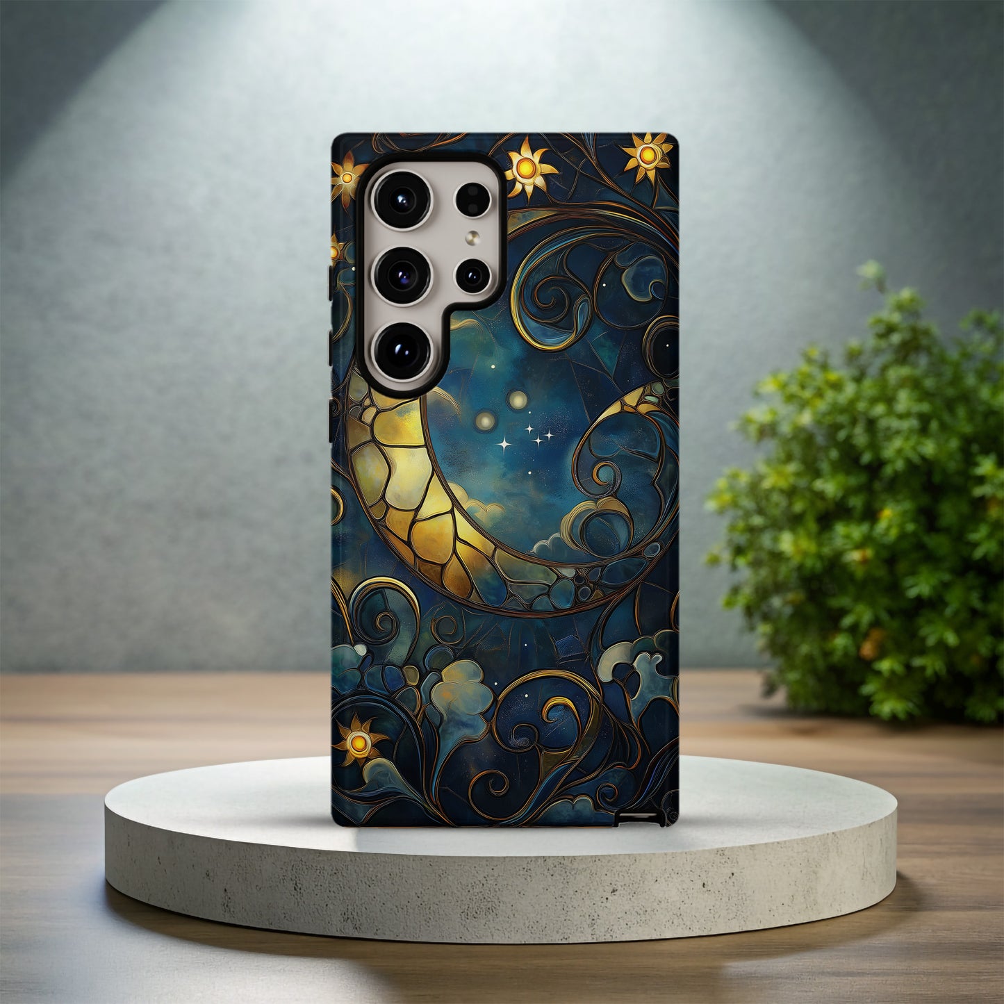 Celestial Pane Phone Case – Stained Glass Skies with Everyday Protection