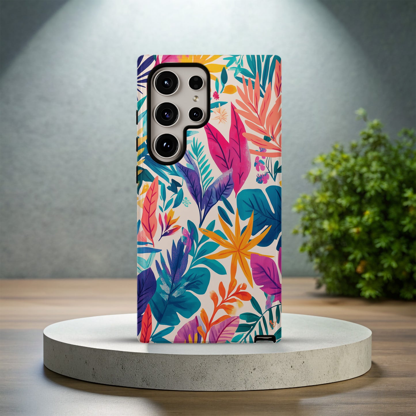 BloomPop Phone Case – Vibrant Florals with a Pop of Personality & Everyday Protection