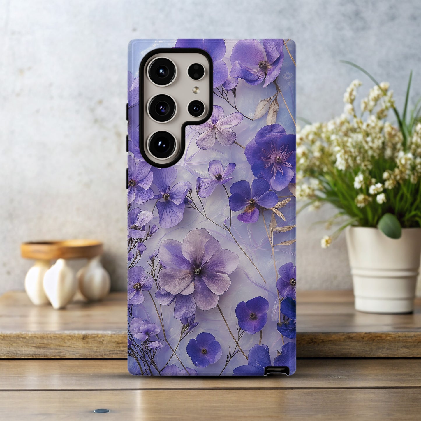 Lavender Memory Phone Case – Soft Romance & Everyday Protection in Bloom