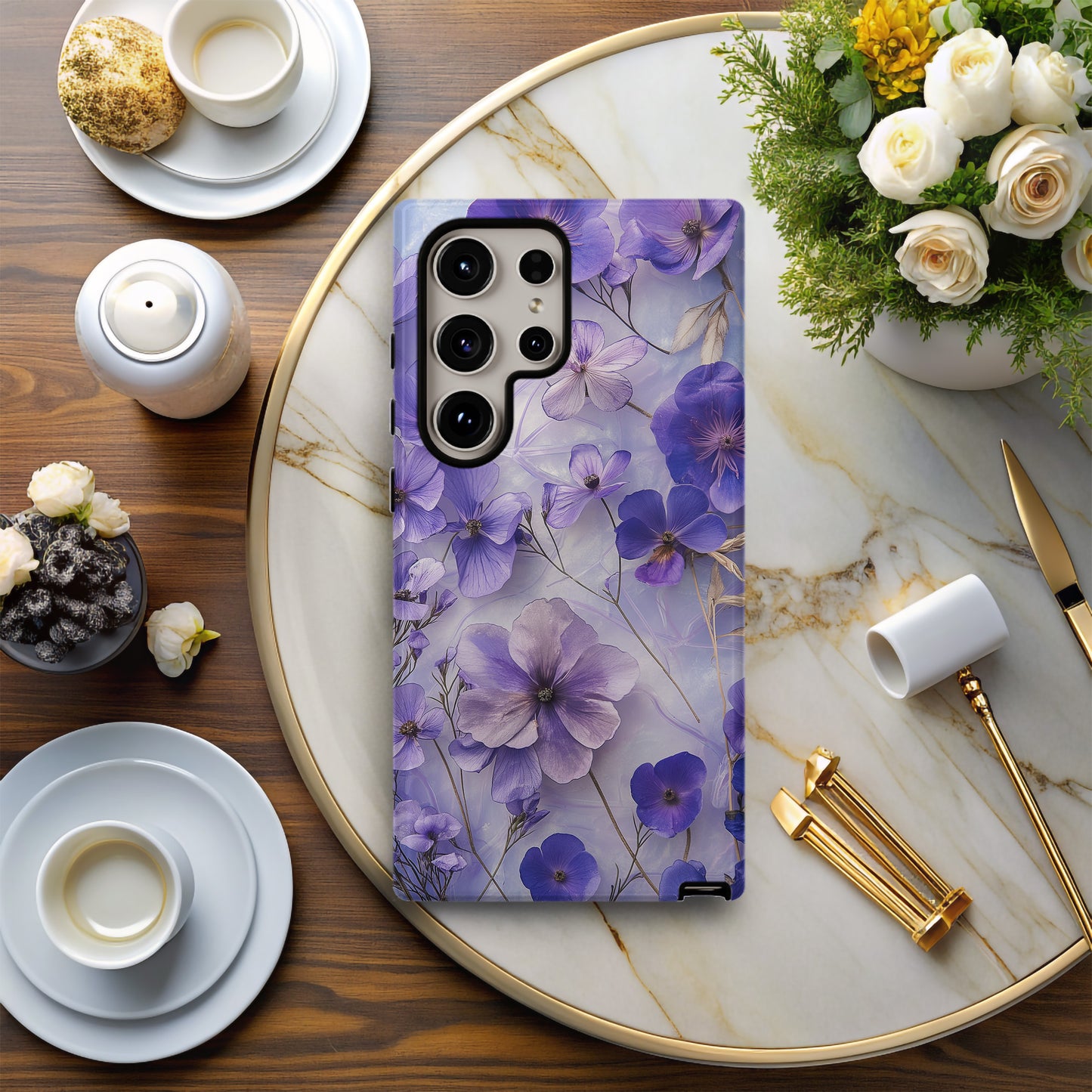 Lavender Memory Phone Case – Soft Romance & Everyday Protection in Bloom